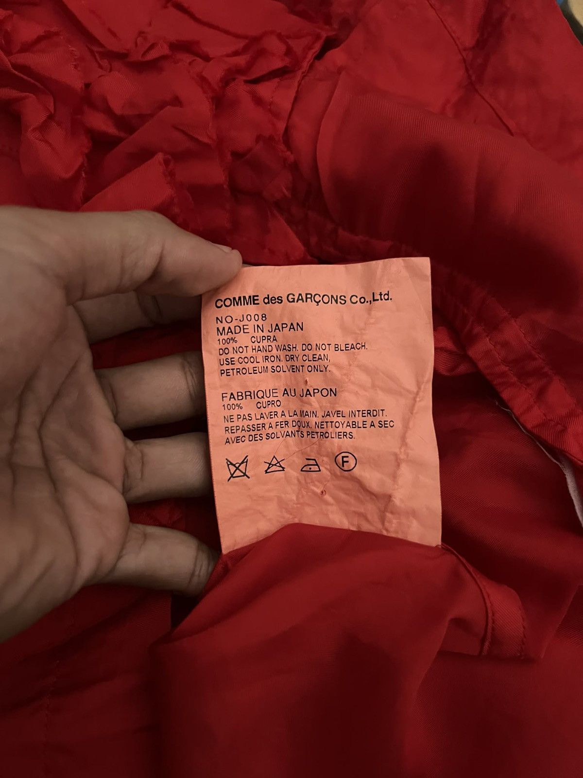 Comme des Garcons Comme des Garçons - AD2014 Red Ruffled Shirt Size S / US 4 / IT 40 - 11 Thumbnail