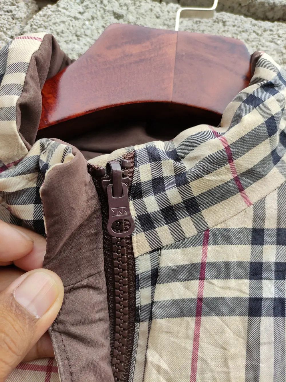 Burberry × Vintage BURBERRY NOVA CHECK VINTAGE REVERSIBLE DOWN JACKET Size US XS / EU 42 / 0 - 8 Thumbnail
