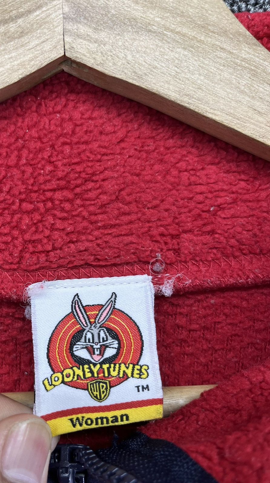 Vintage Vintage Tweety Warner Bros Fleece Hoodie Sweatshirts Size XL / US 12-14 / IT 48-50 - 6 Thumbnail