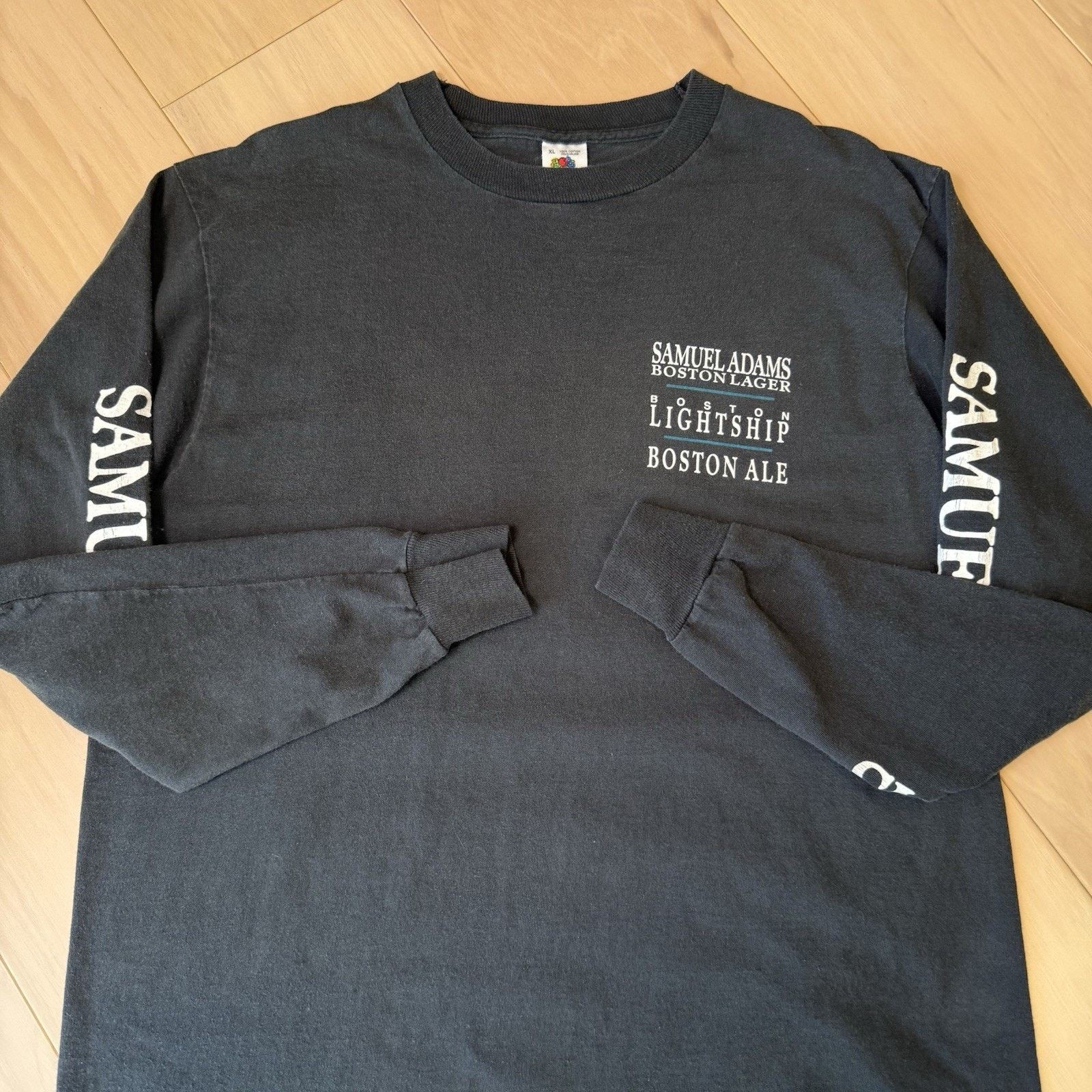 Vintage Vintage Samuel Adams Boston Ale Shirt XL Black 90s Cotton Size US XL / EU 56 / 4 - 5 Thumbnail