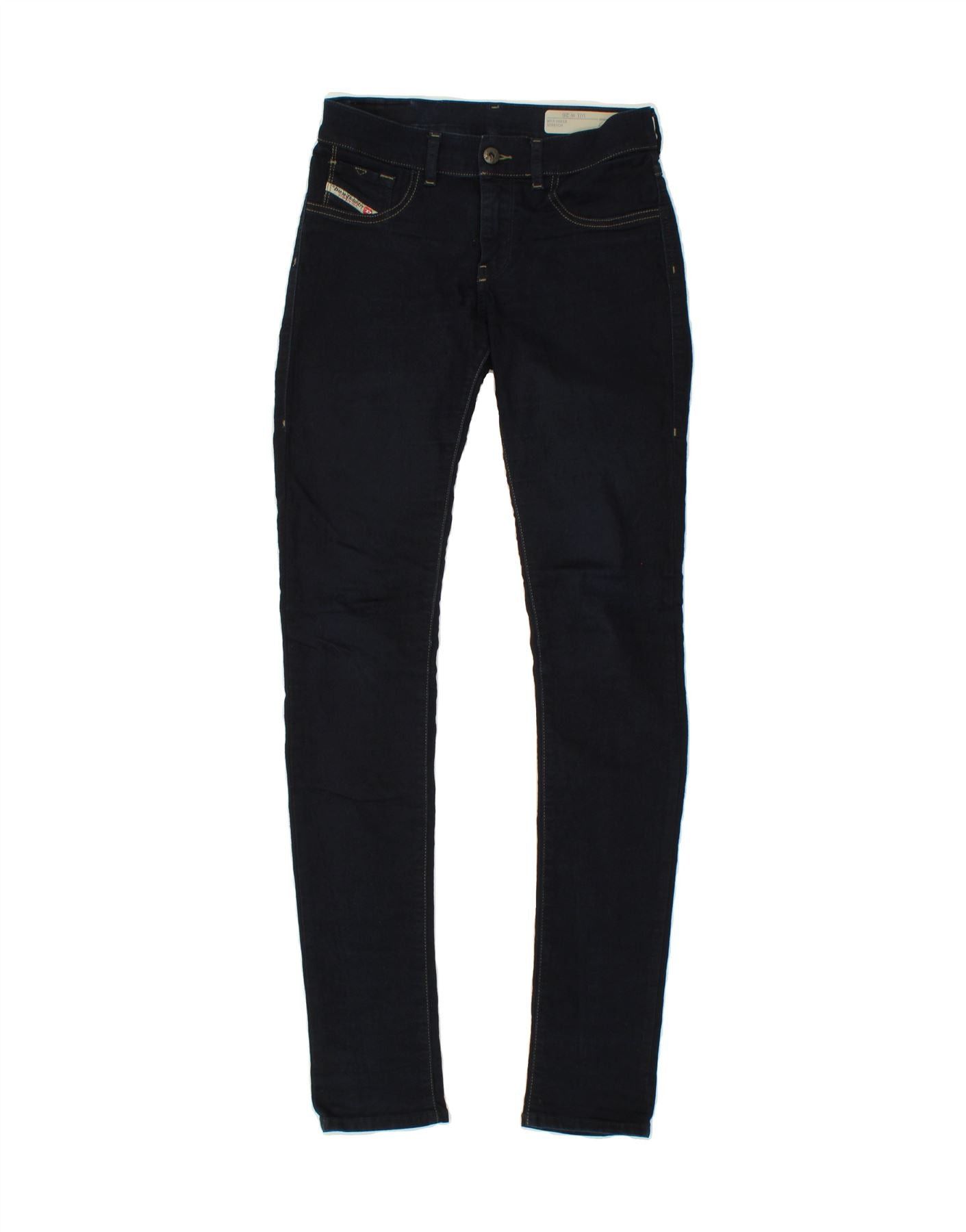 Diesel Womens Skinny Jeans W26 L33 Navy Blue Cotton Size 42" / US 20 - 1 Thumbnail