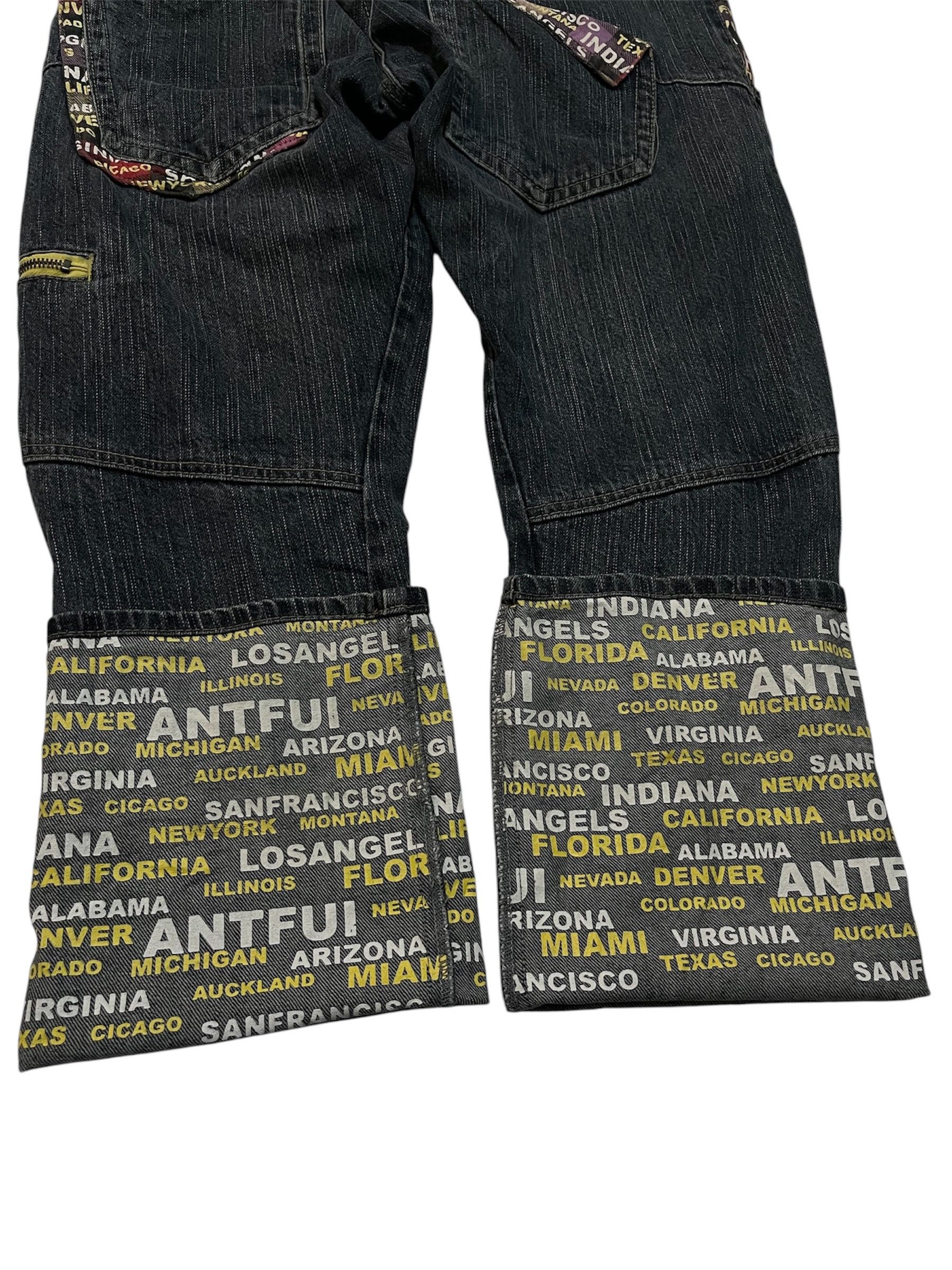 Hysteric Glamour × If Six Was Nine × Japanese Brand Anfui Japanese Brand Double Waist Roll Up Denim Jeans Size US 30 / EU 46 - 6 Thumbnail