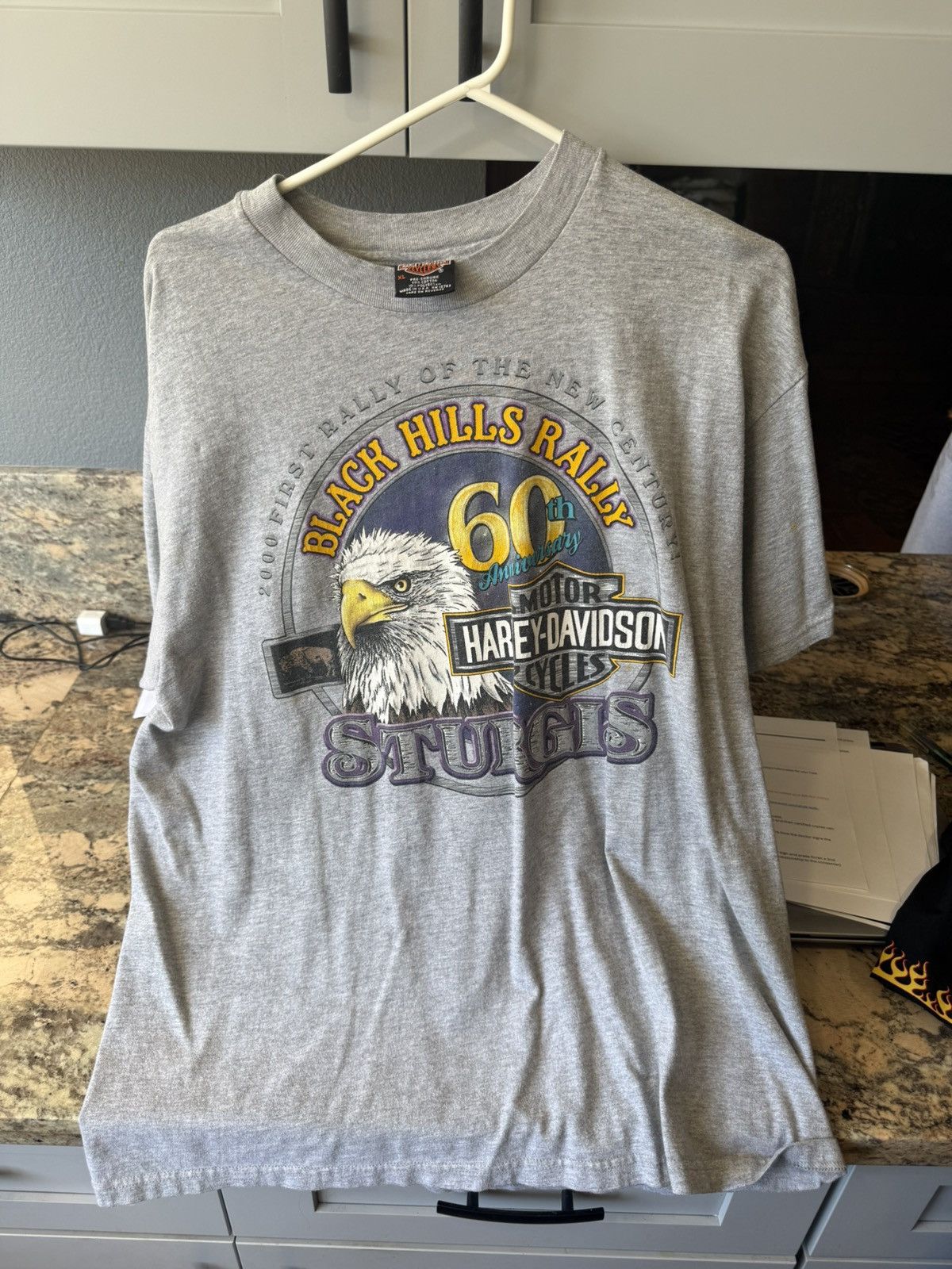 Harley Davidson Harley-Davidson vintage Sturgis T-shirt Size US XL / EU 56 / 4 - 2 Thumbnail