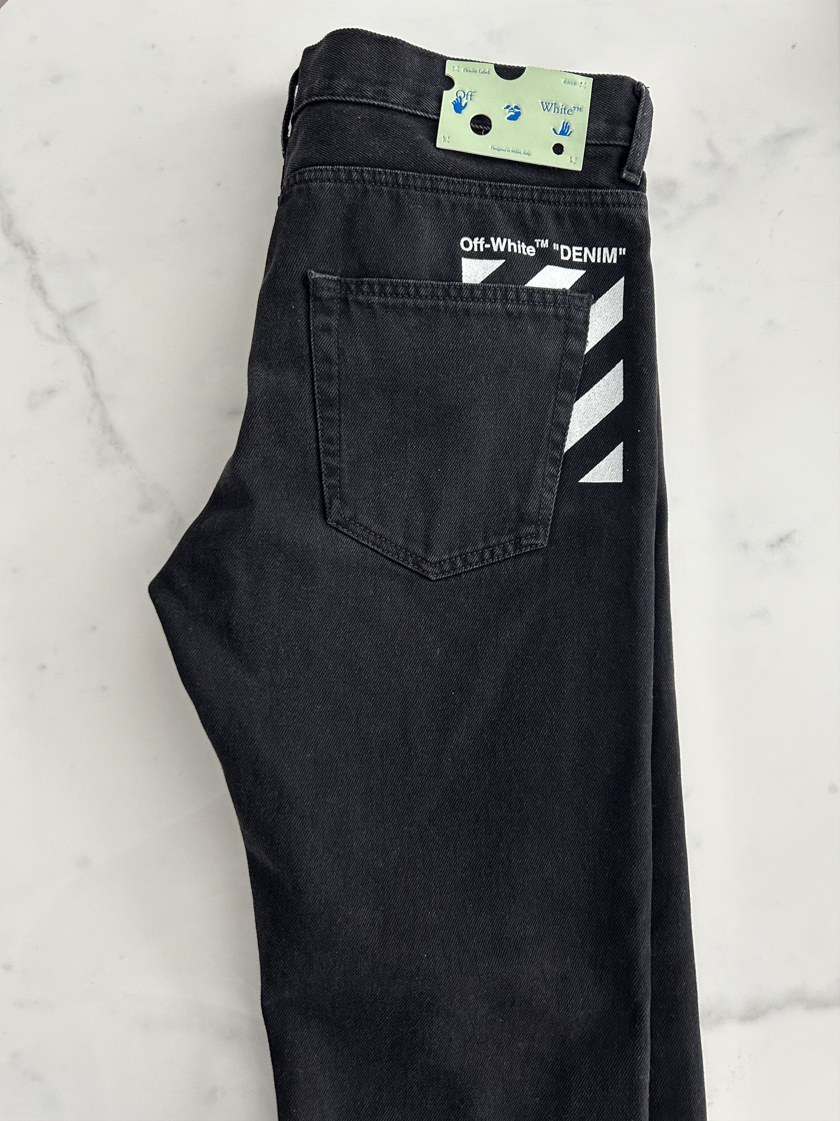 Off-White Off-White „Program Denim“ (OMYA011E20) Size US 32 / EU 48 - 1 Thumbnail