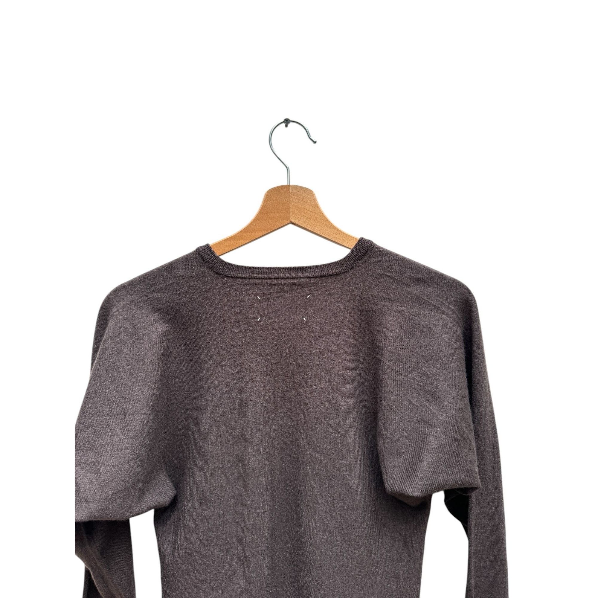 Maison Margiela FW 2008 4 Stitches Grey Wool Dress Size S / US 4 / IT 40 - 2 Thumbnail