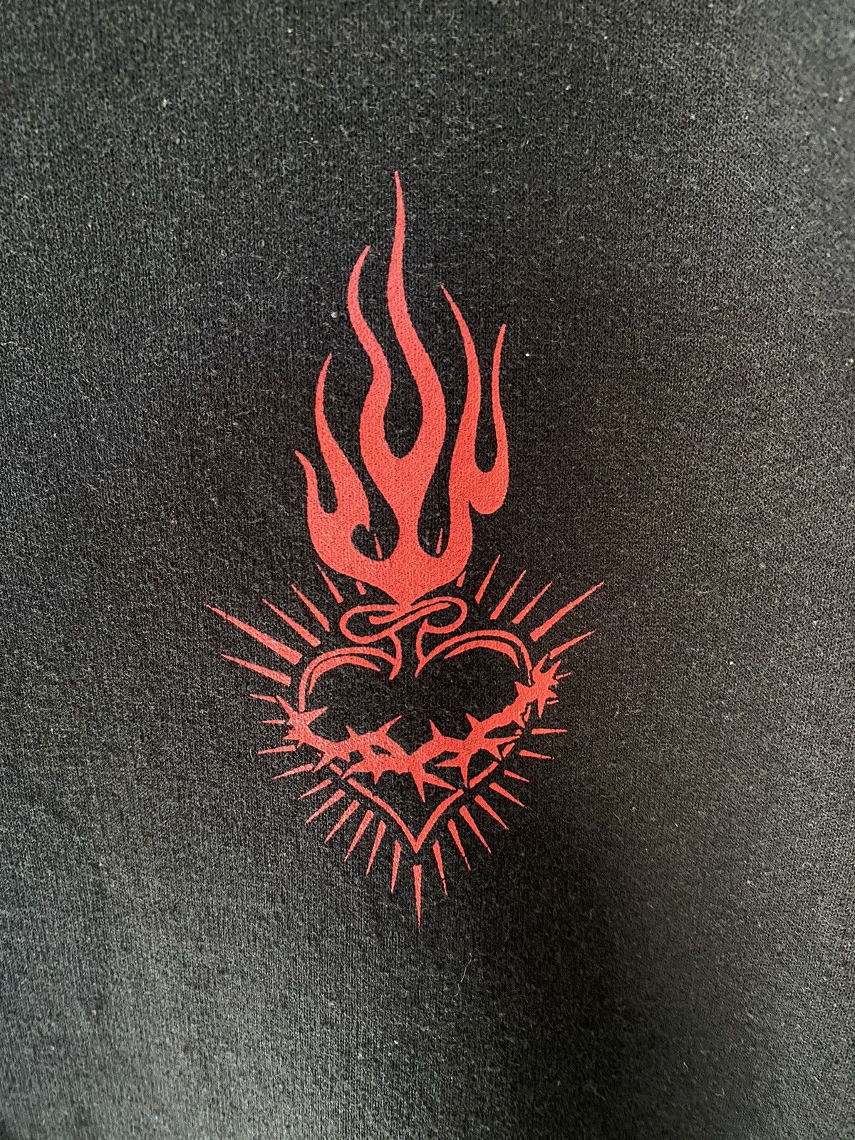 Japanese Brand 1990s 🔥ROYAL EGOIST Pin Up Cross fire flames hysteric cospa Size US M / EU 48-50 / 2 - 11 Thumbnail