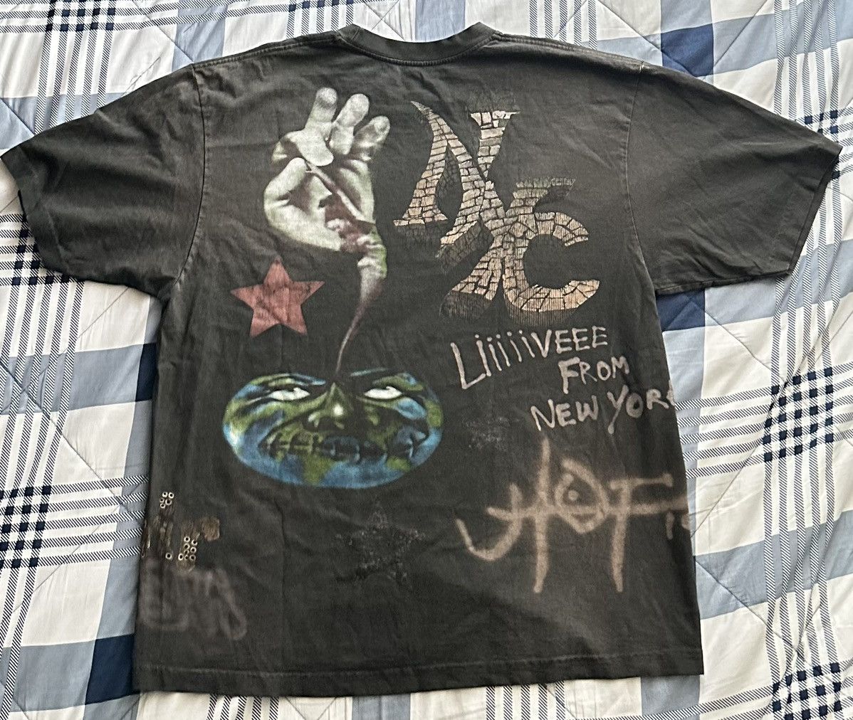 Travis Scott Travis Scott New York Exclusive Tee Size US XL / EU 56 / 4 - 2 Thumbnail