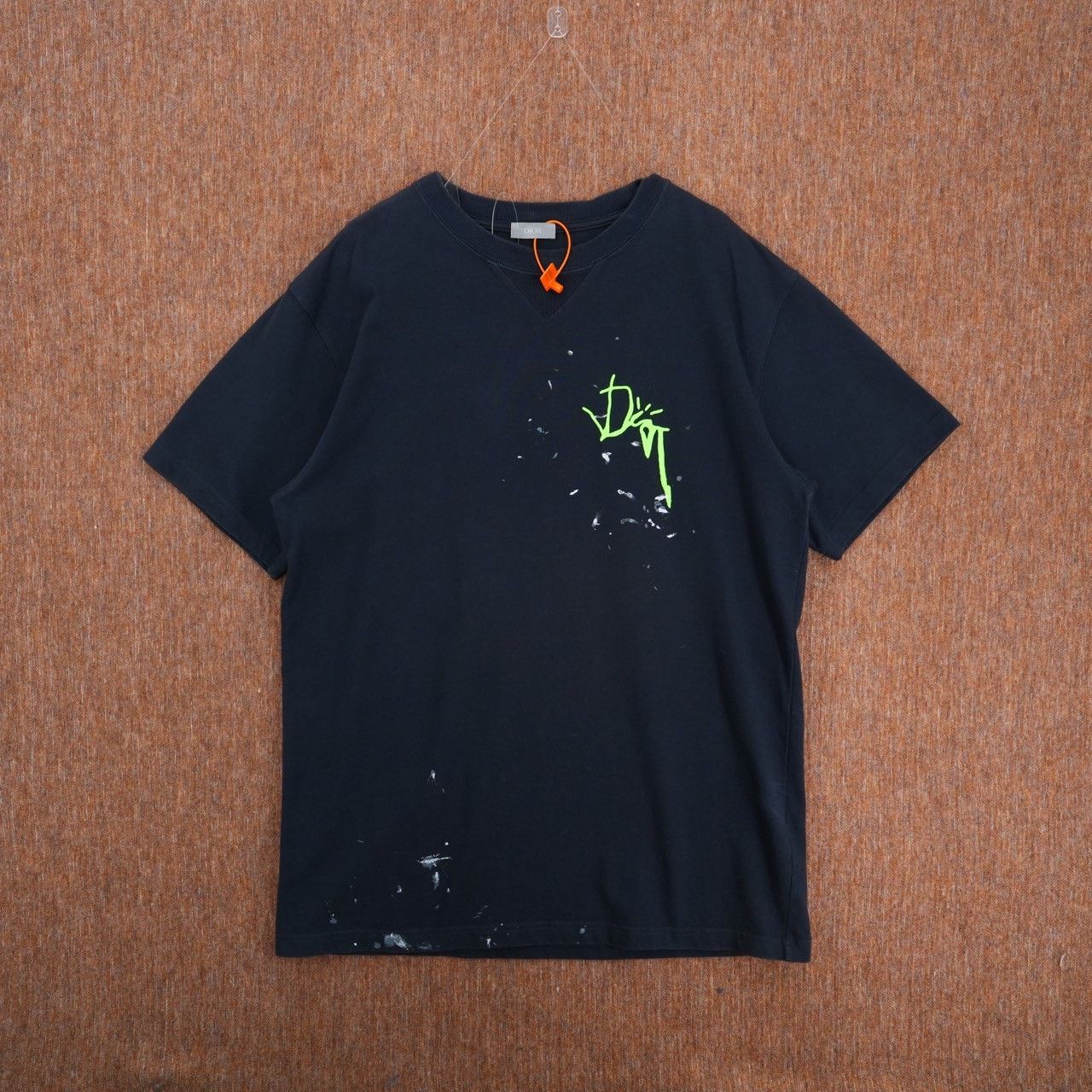 Dior DIOR TS Collaboration Splatter Print Tee Size US L / EU 52-54 / 3 - 1 Thumbnail