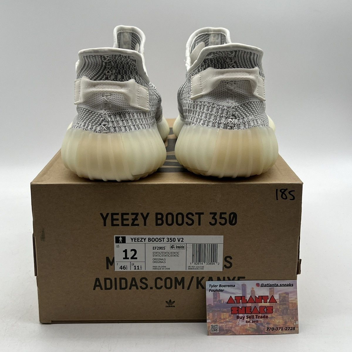 Adidas Yeezy boost 350 static non reflective Size US 12 / EU 45 - 3 Thumbnail