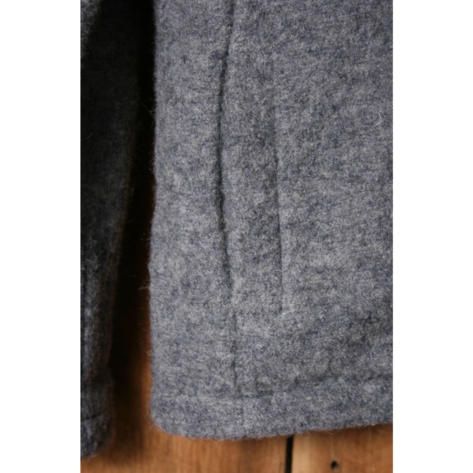 Vintage VINTAGE Venario Gray 100% Wool Jacket Womens L Orange Lining Zip Front Coat Jacket Wool Size L / US 10 / IT 46 - 4 Thumbnail