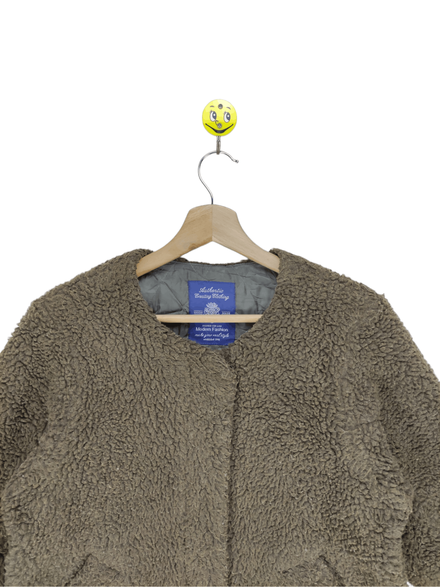 Vintage Steals🔥Vintage Cropped Cardigan Sherpa Jacket by Union Made Size M / US 6-8 / IT 42-44 - 7 Thumbnail