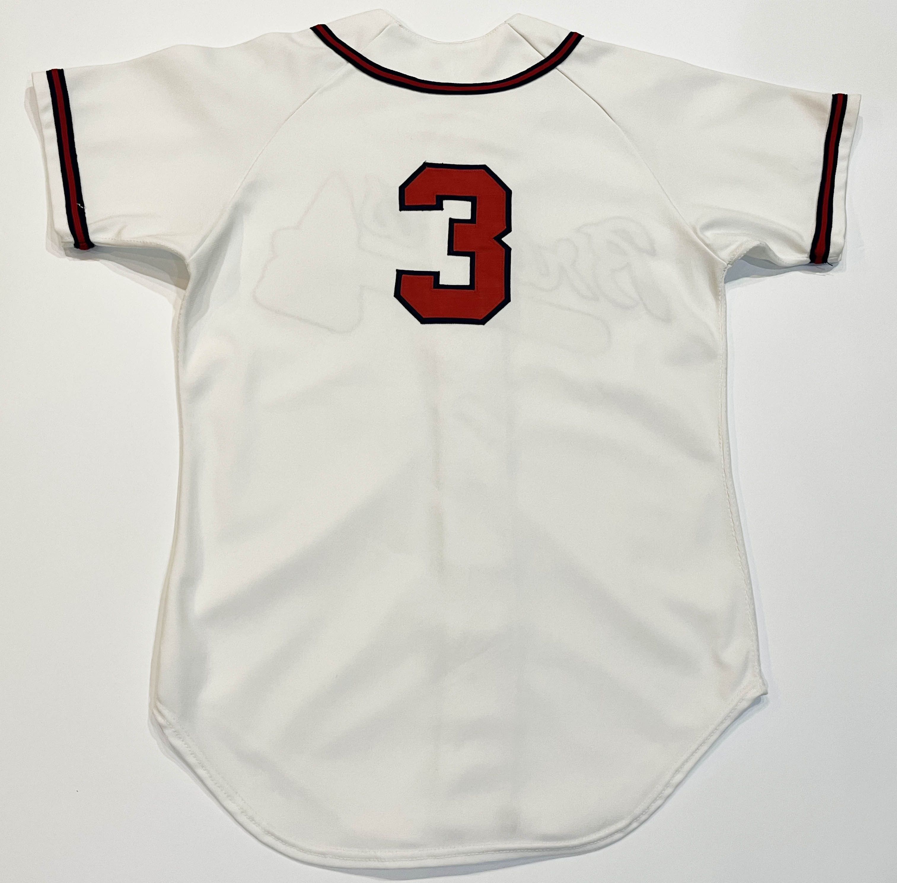Wilson Vintage Wilson MLB Atlanta Braves #3 Baseball Jersey Size US M / EU 48-50 / 2 - 4 Thumbnail