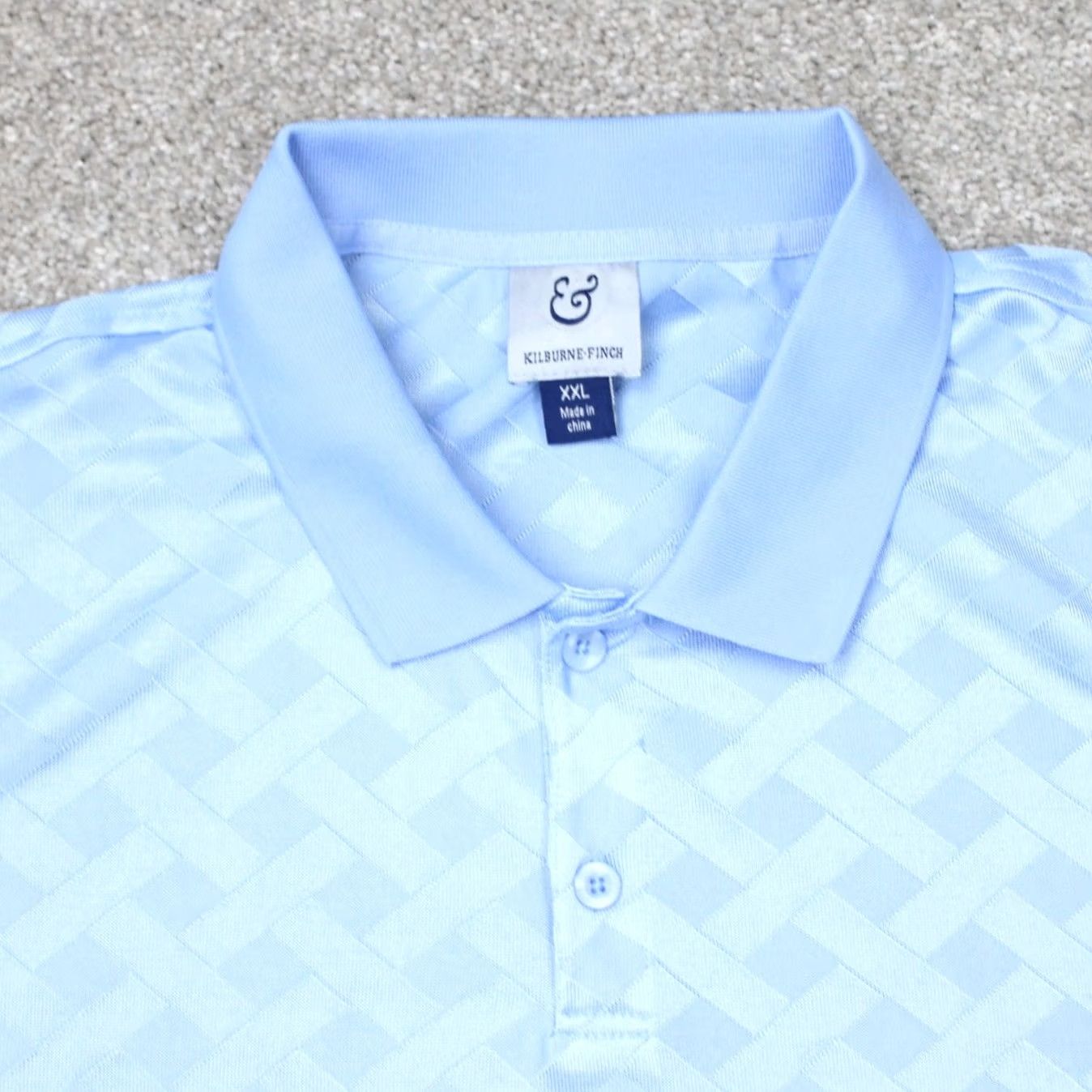 Vintage Kilburne Finch Polo Shirt Mens 2XL XXL Geometric Blue 100% Rayon Short Sleeve Polo Shirt Mens 2XL XXL Blue Geometric Rayon Short Sleeve Polo Shirt Size US XXL / EU 58 / 5 - 4 Thumbnail