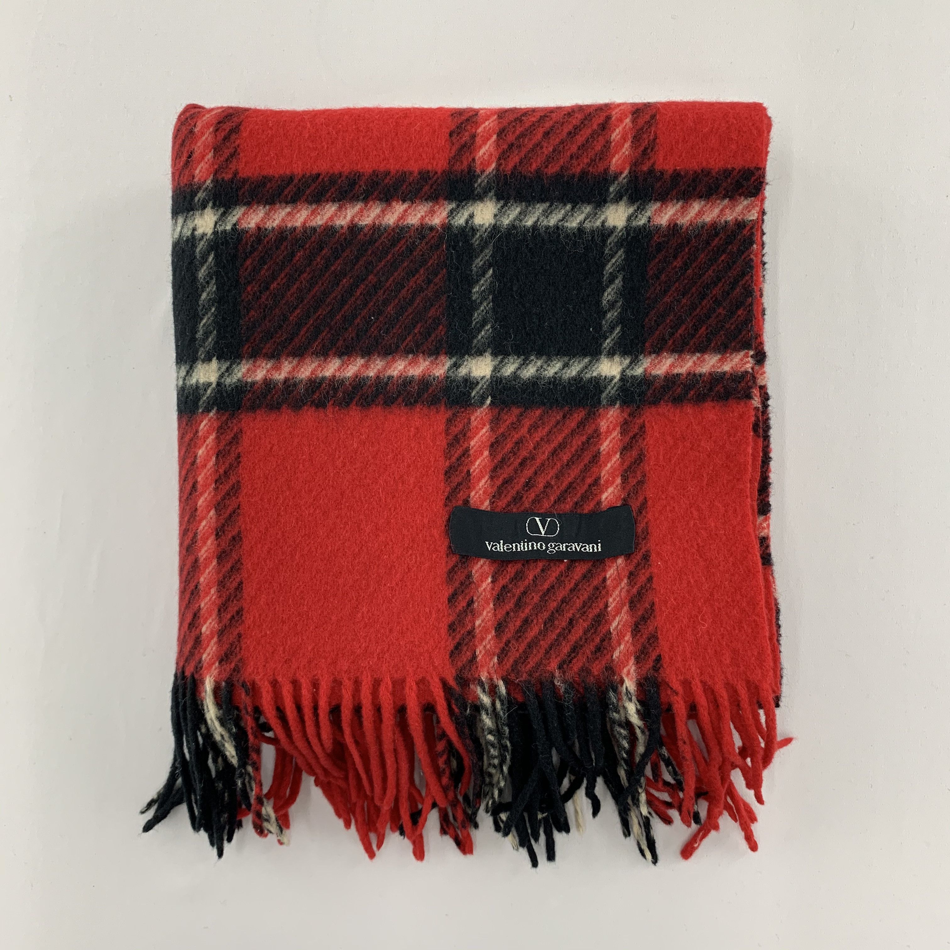 Vintage Valentino Garavani Scarf Wool Muffler Neck Wrap BL4433 Size ONE SIZE - 2 Thumbnail