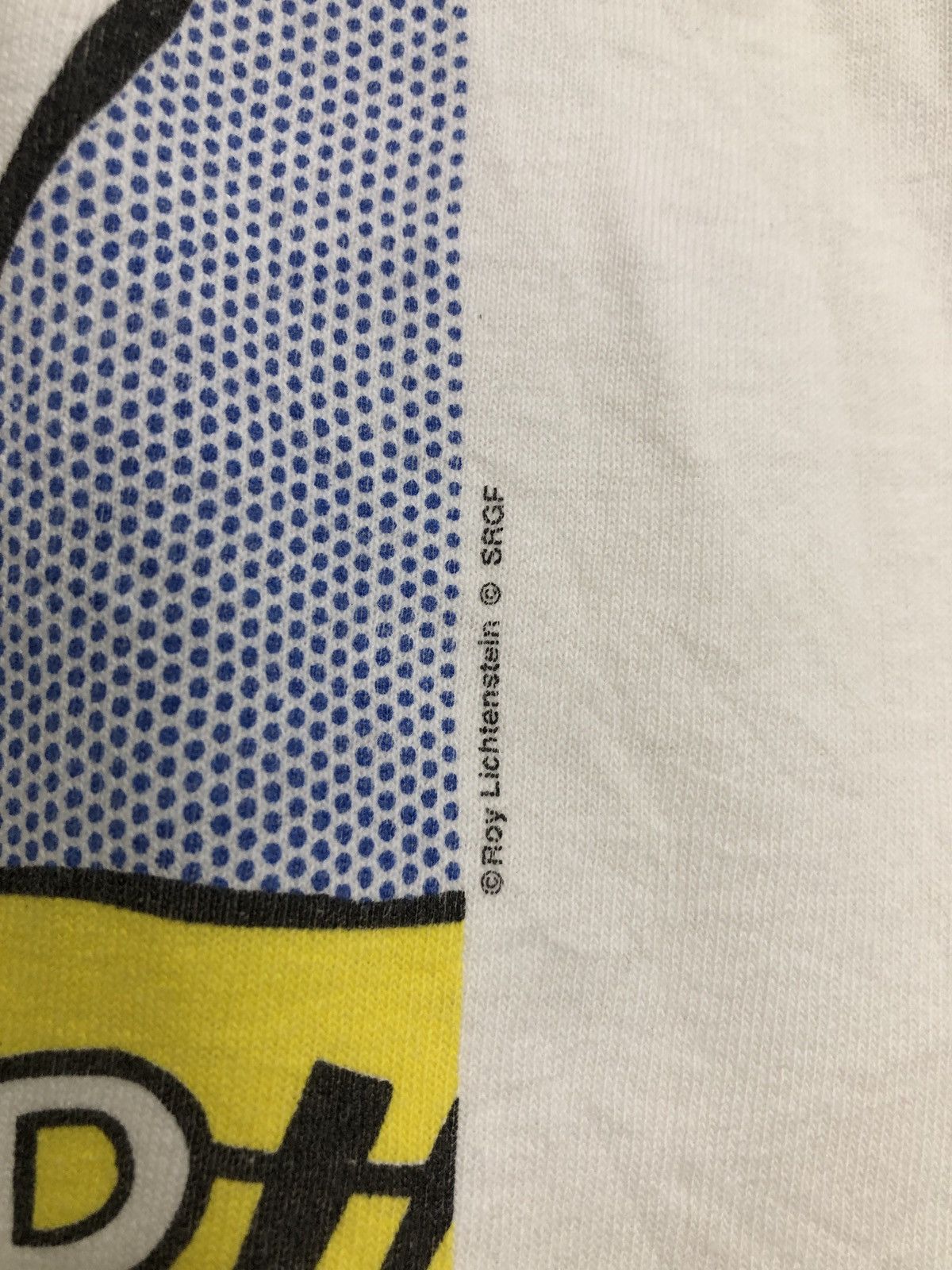 Vintage Vintage Roy Lichtenstein Dog Art T-Shirt Size US M / EU 48-50 / 2 - 3 Thumbnail