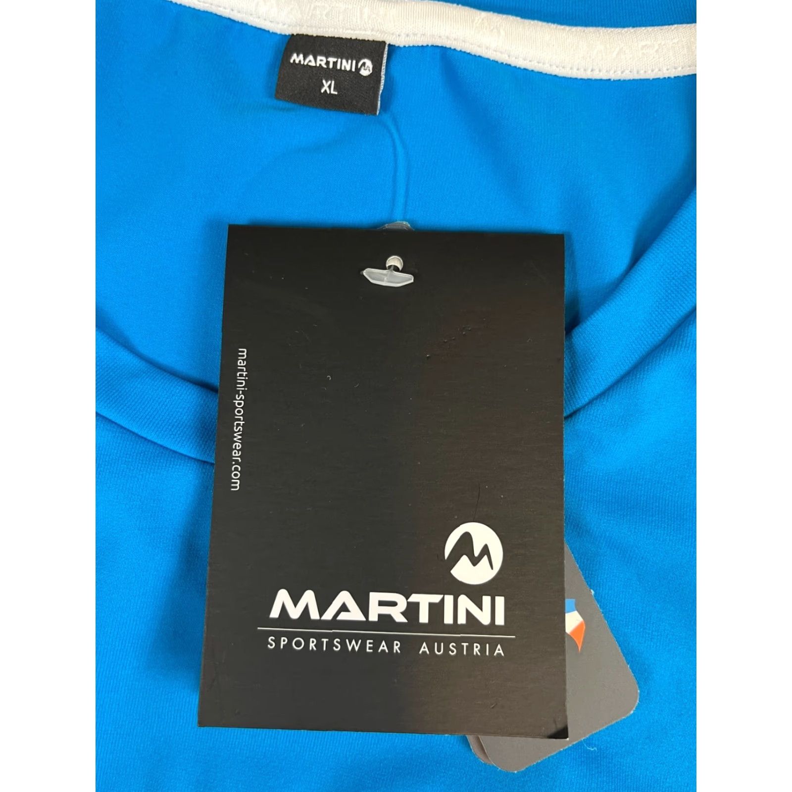 Vintage Martini Sportswear Austria Altos Performance T-Shirt XL Men’s Crew Neck Short Sleeve Black Blue NWT Size US XL / EU 56 / 4 - 7 Thumbnail