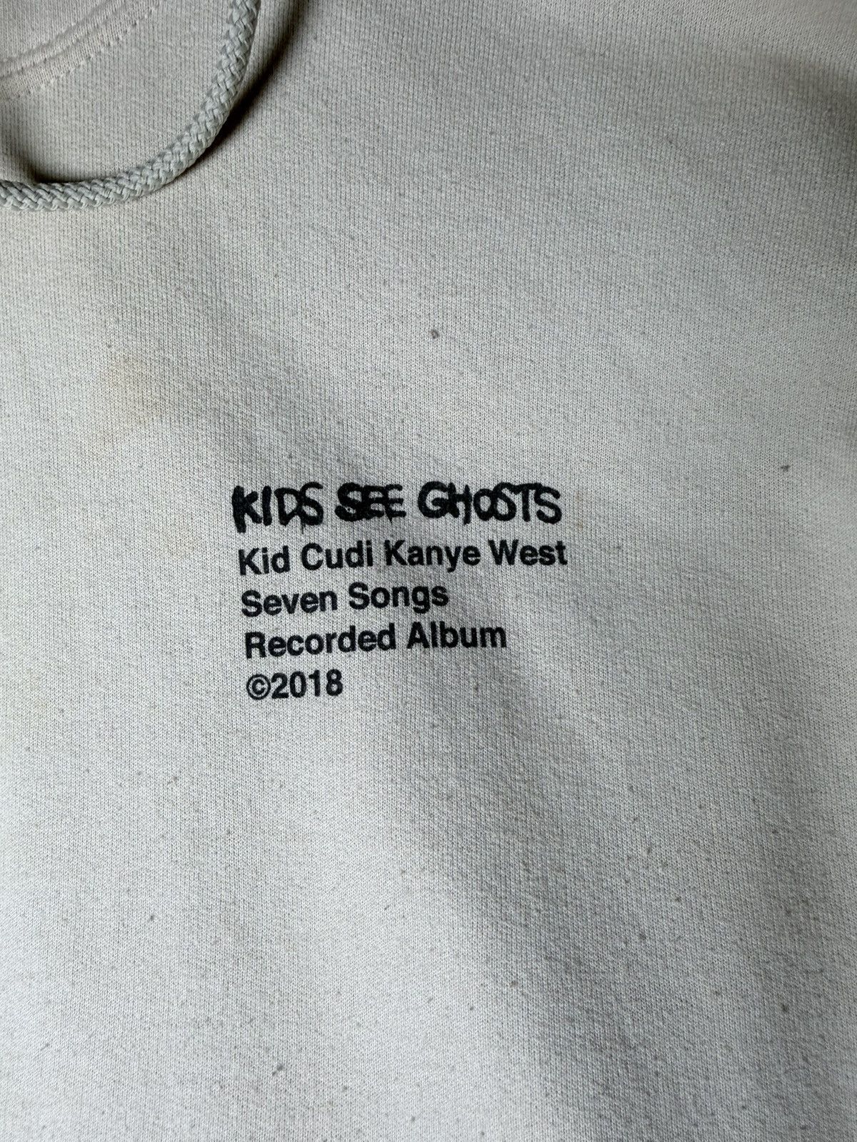 Kanye West Kids See Ghosts Hoodie Cream Medium Kanye West Kid Cudi Size US M / EU 48-50 / 2 - 3 Thumbnail