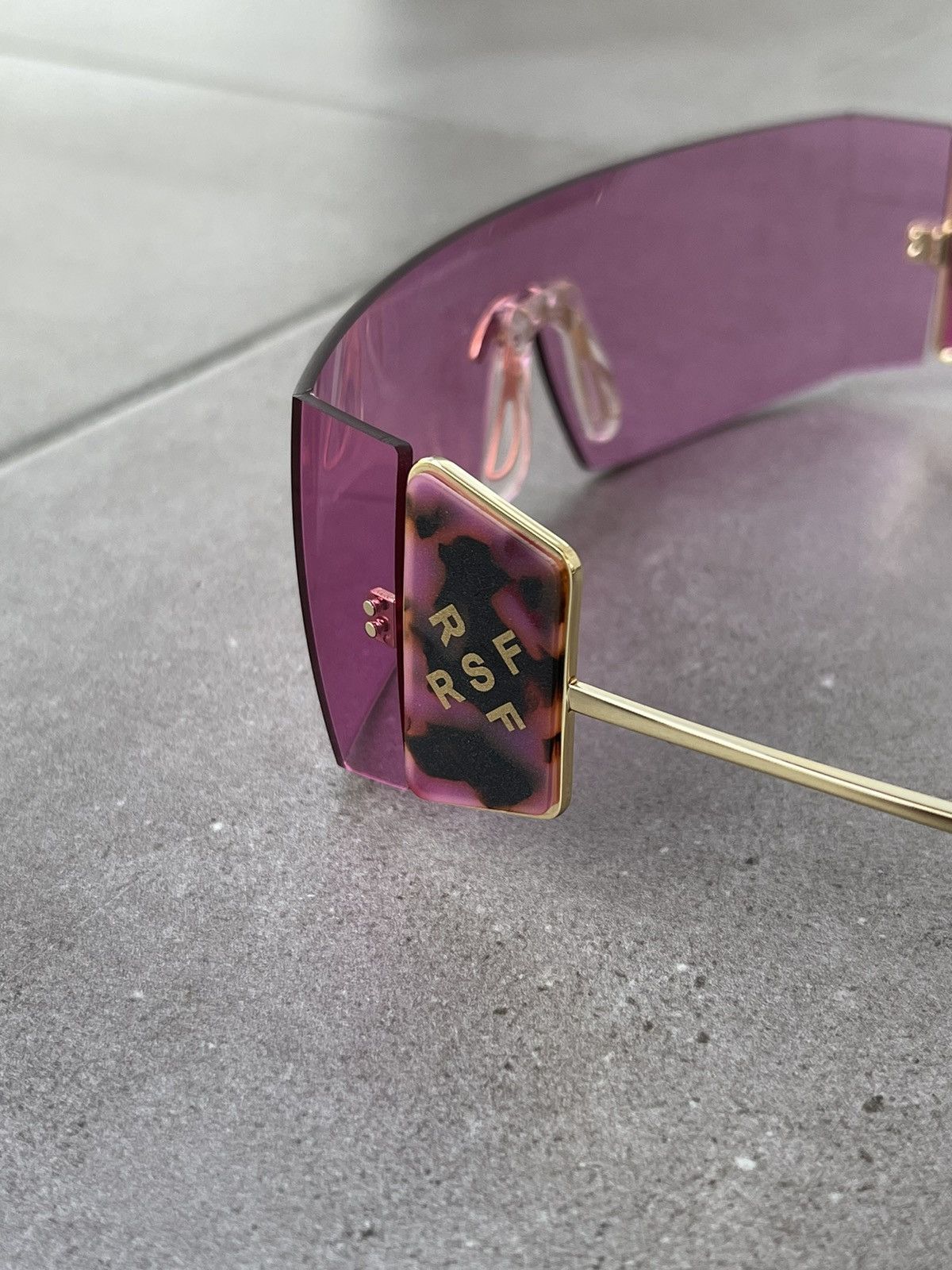 Retrosuperfuture !DS!SS23 Retrosuperfuture RA1 Pianeta Pink Shield Sunglasses Size ONE SIZE - 11 Thumbnail