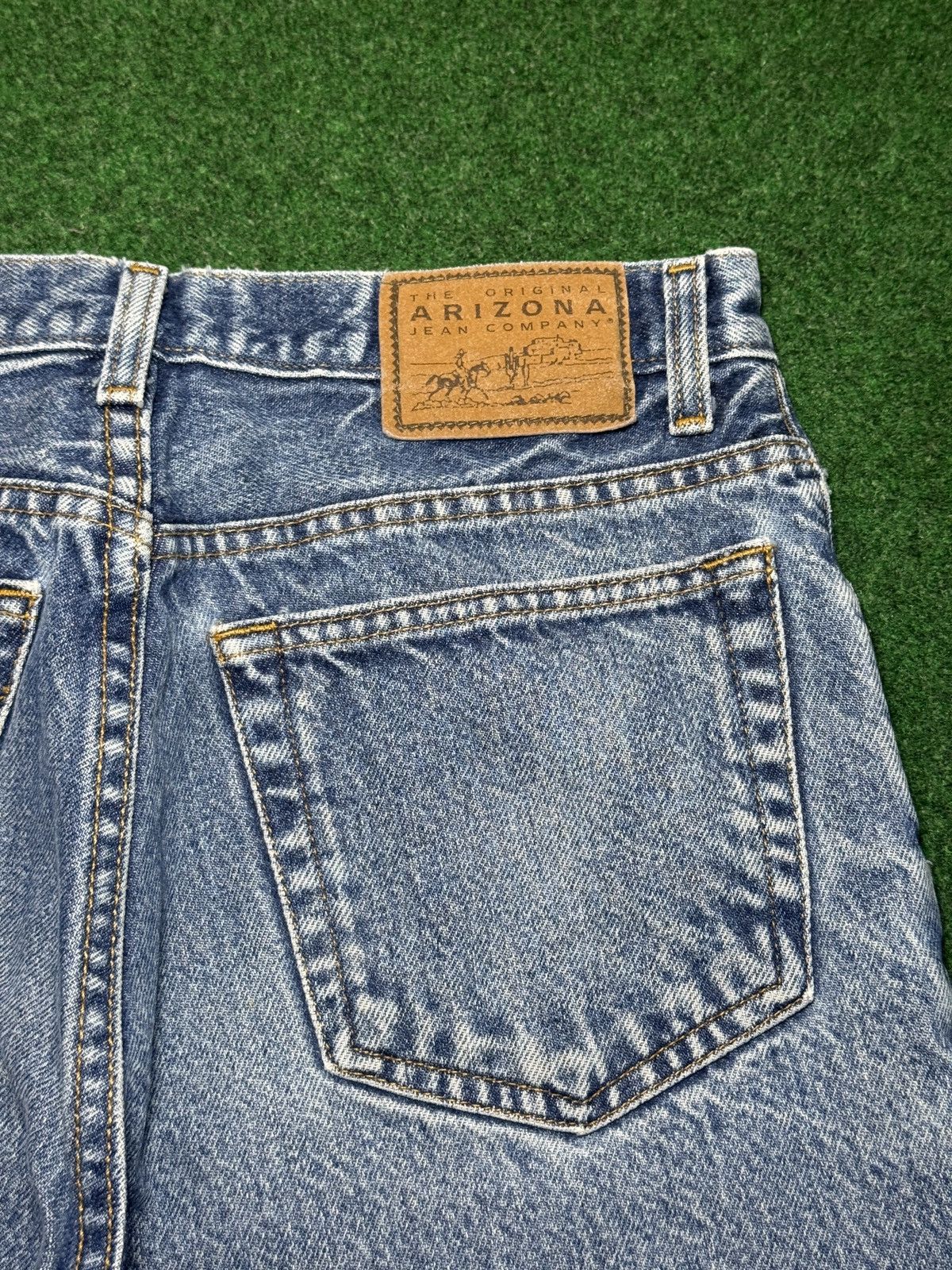 Arizona Jean Co. Vintage 90s Arizona Cutoff Jorts Grunge Skater Denim Shorts Size US 30 / EU 46 - 2 Thumbnail