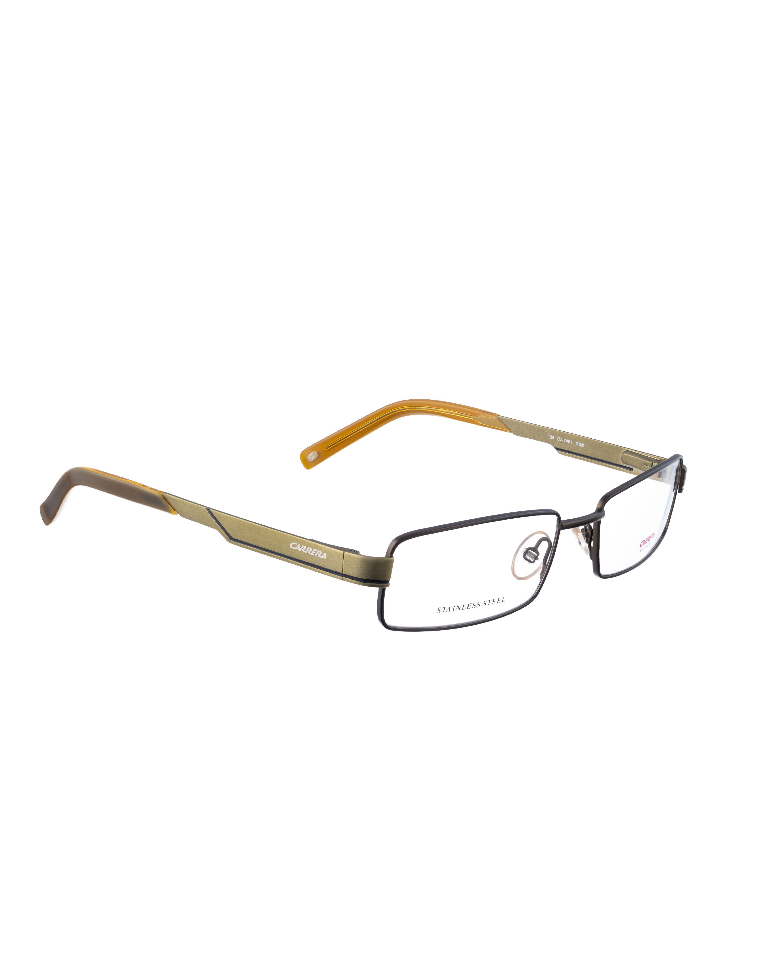 Carrera 00s Brown and Yellow Classic Glasses