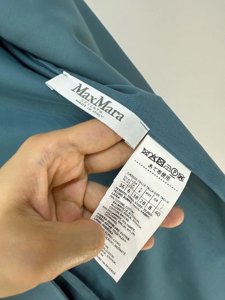 Max Mara Max Mara Mainline lake-blue one-button blazer Size L / US 10 / IT 46 - 3 Thumbnail