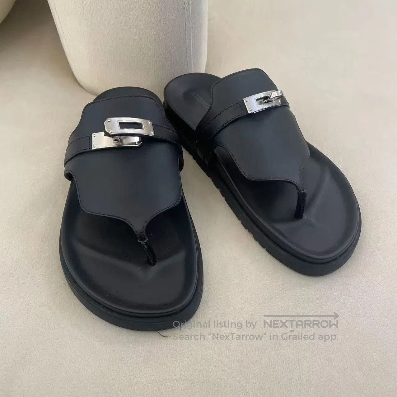 Hermes Hermes Empire Thong Sandals Kelly Buckle. Size US 5 / IT 35 - 3 Thumbnail