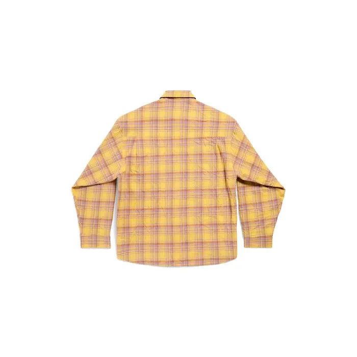 Balenciaga o1w1db10126 Reversible Shirt Large Fit in Multicolor Size US XXL / EU 58 / 5 - 5 Thumbnail