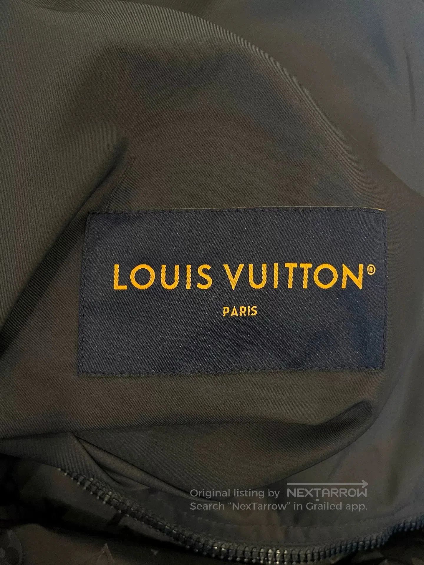 Louis Vuitton LV Navy Logo Print Reversible Windproof Jacket. Size US XXL / EU 58 / 5 - 3 Thumbnail