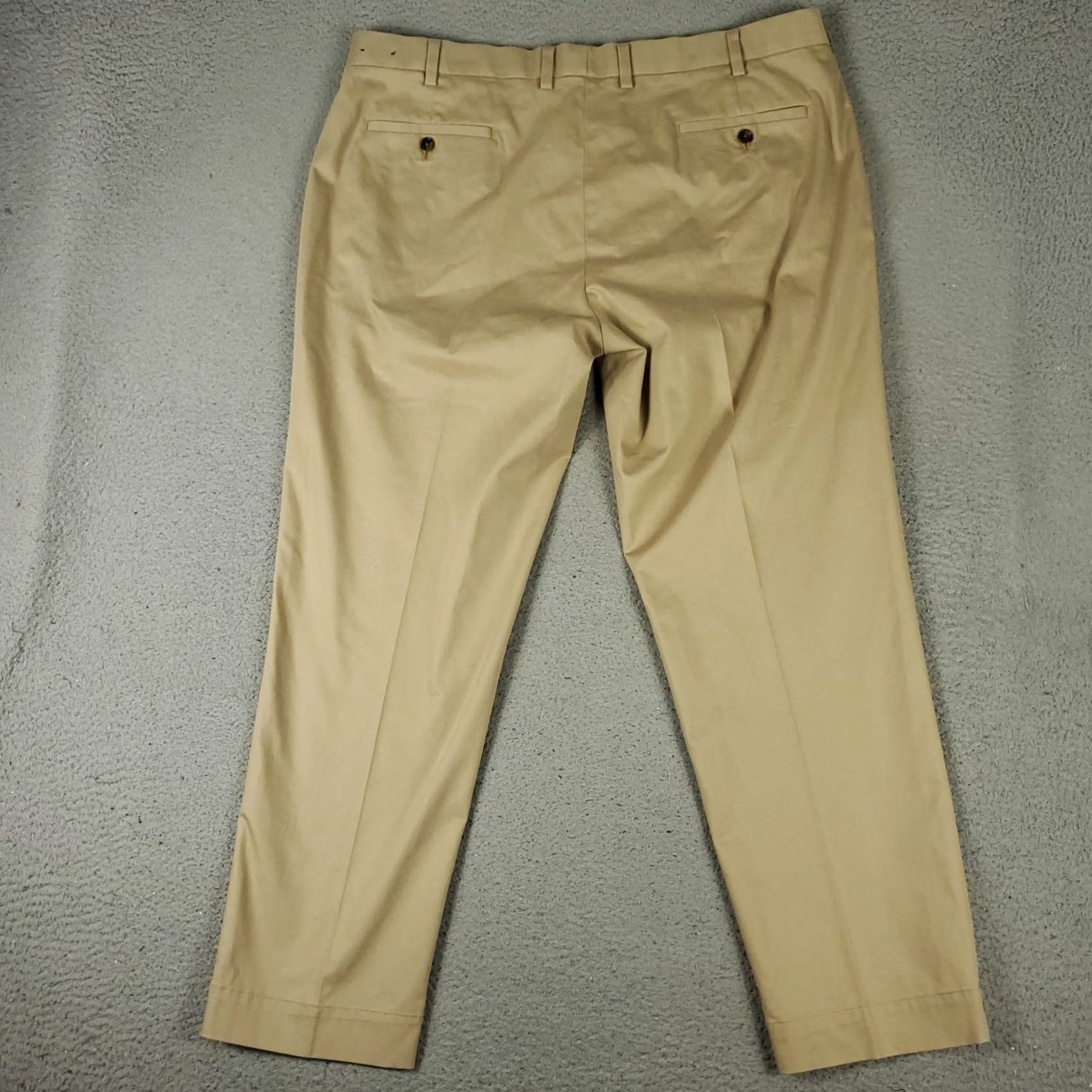Brooks Brothers Brooks Brothers Pants Mens 42x30 Beige Regular Flat Front Chino Trousers Size US 42 / EU 58 - 7 Thumbnail