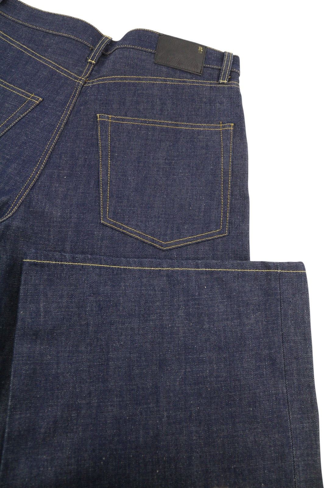 R13 LISA BAGGY 27 Bain Blue Rigid Denim 88193 Size 27" / US 4 / IT 40 - 5 Thumbnail