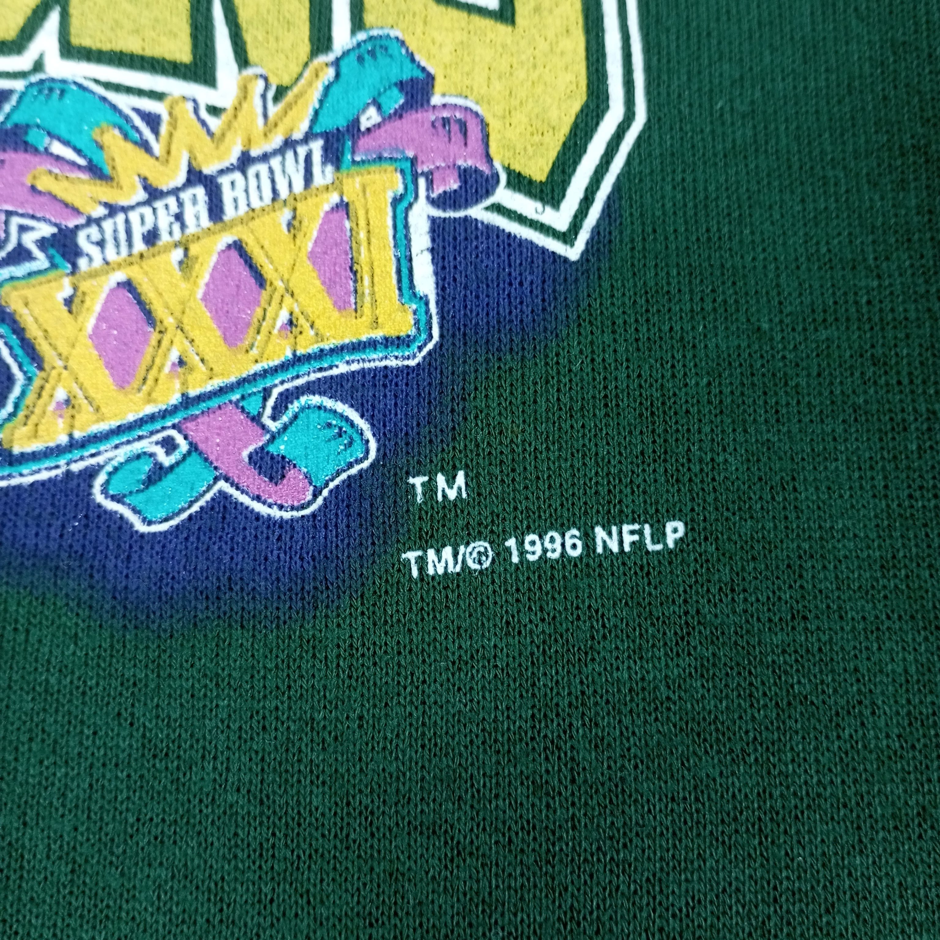 Logo 7 × NFL × Vintage Green Bay Packer Champions Super Bowl XXXI NFL Sweatshirt Size US S / EU 44-46 / 1 - 8 Thumbnail