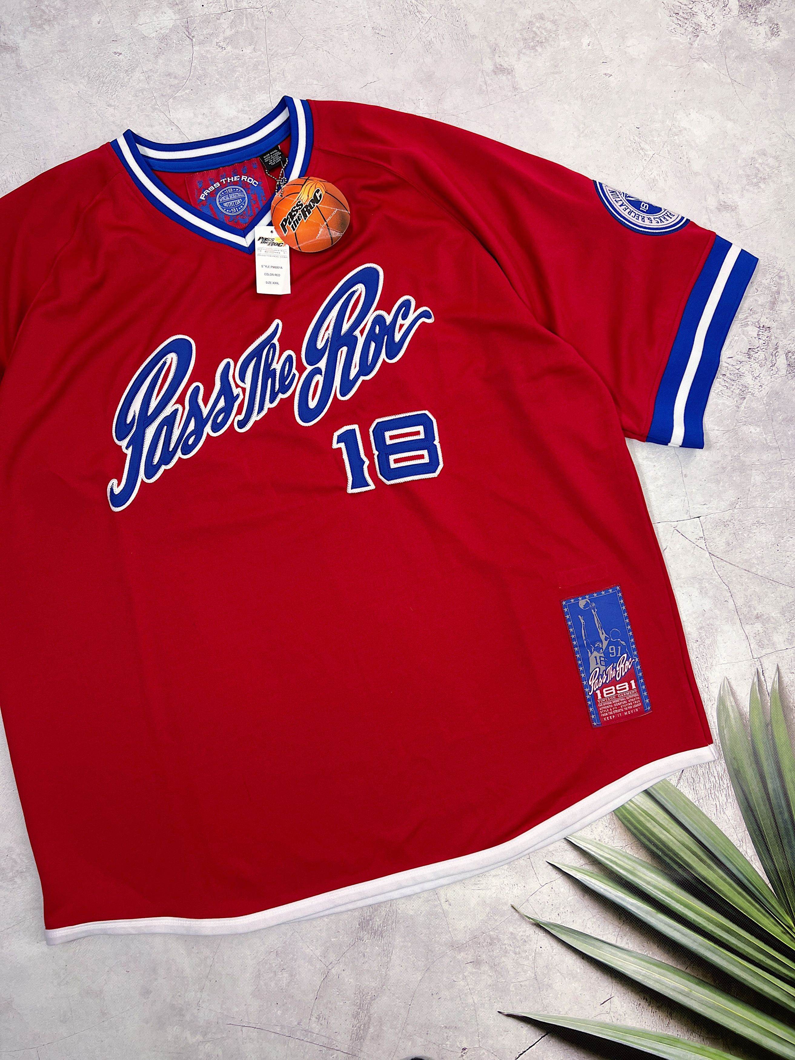 NBA Pass The Roc 1891Basketball Jersey Shirt The Legendary #18 Size US XXL / EU 58 / 5 - 4 Thumbnail