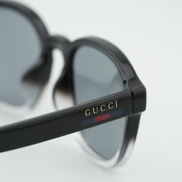 Gucci Gucci GG2109SK 003 Sunglasses Black Gradient Square Frame Size ONE SIZE - 5 Thumbnail