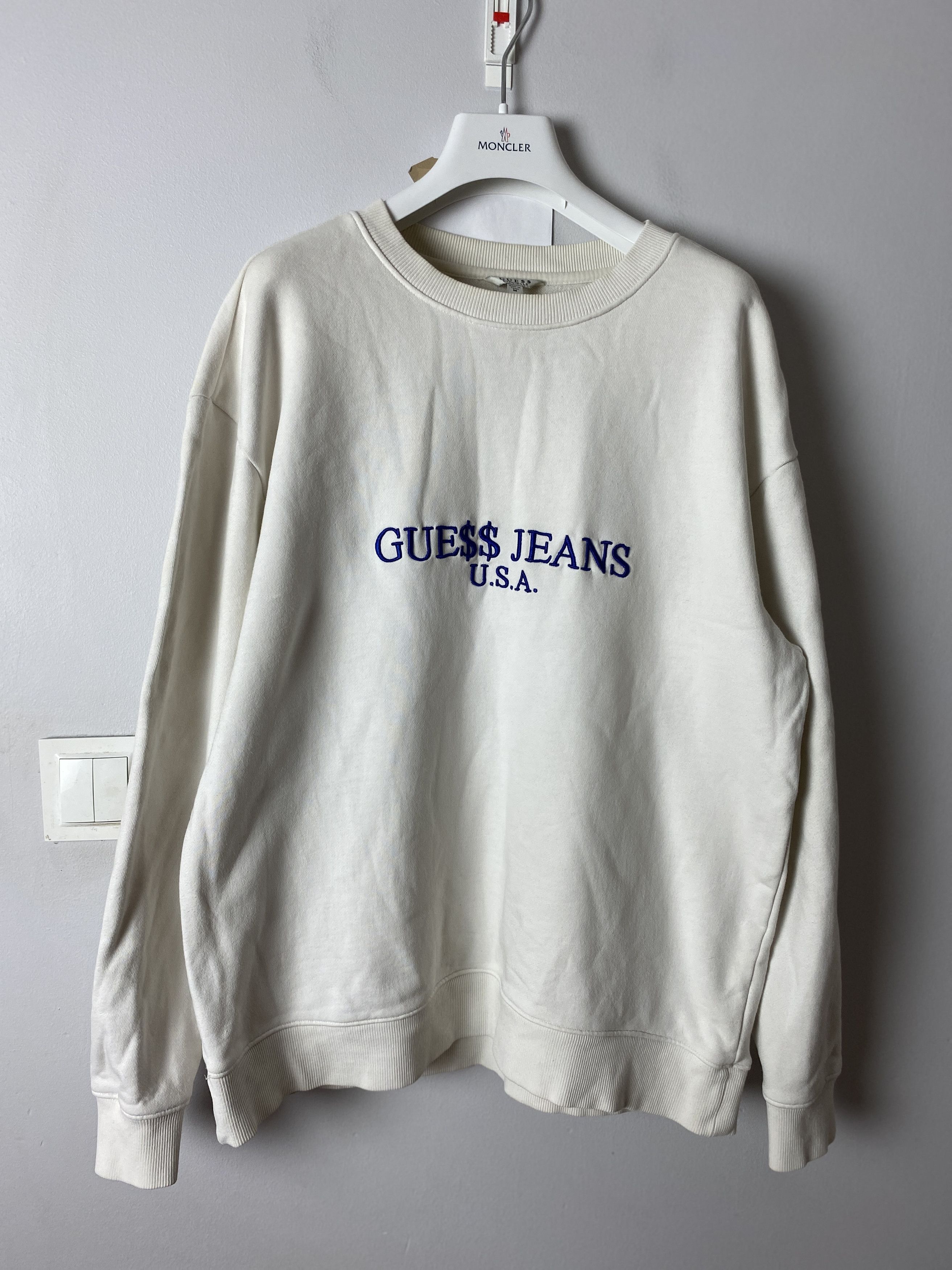 Asap Rocky Guess Streetwear Guess Asap Rocky sweatshirt crewneck big logo skate rap Grailed