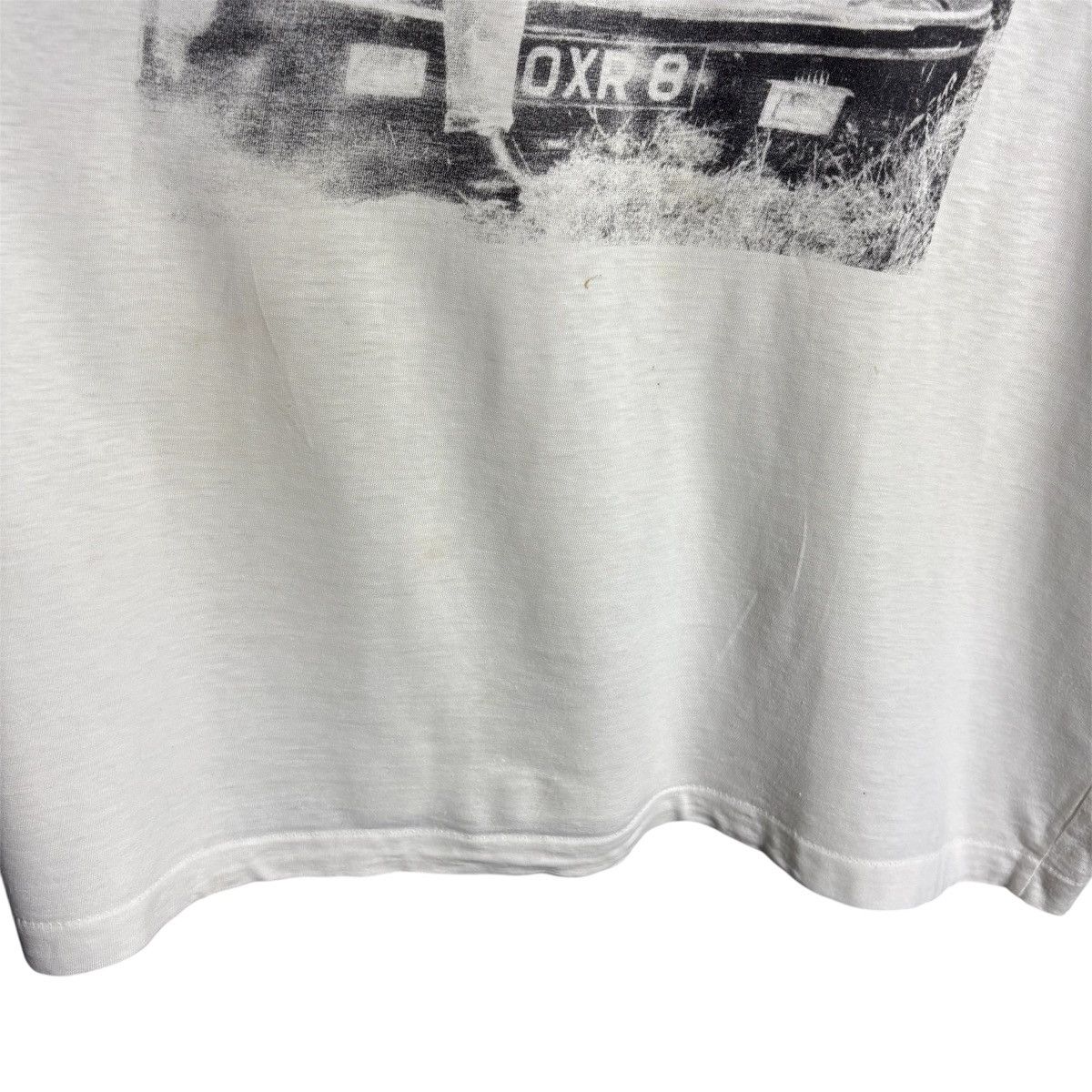 Vintage Vintage 80s Bruce Weber Armani Photo Graphic T-Shirt Size US XL / EU 56 / 4 - 6 Thumbnail
