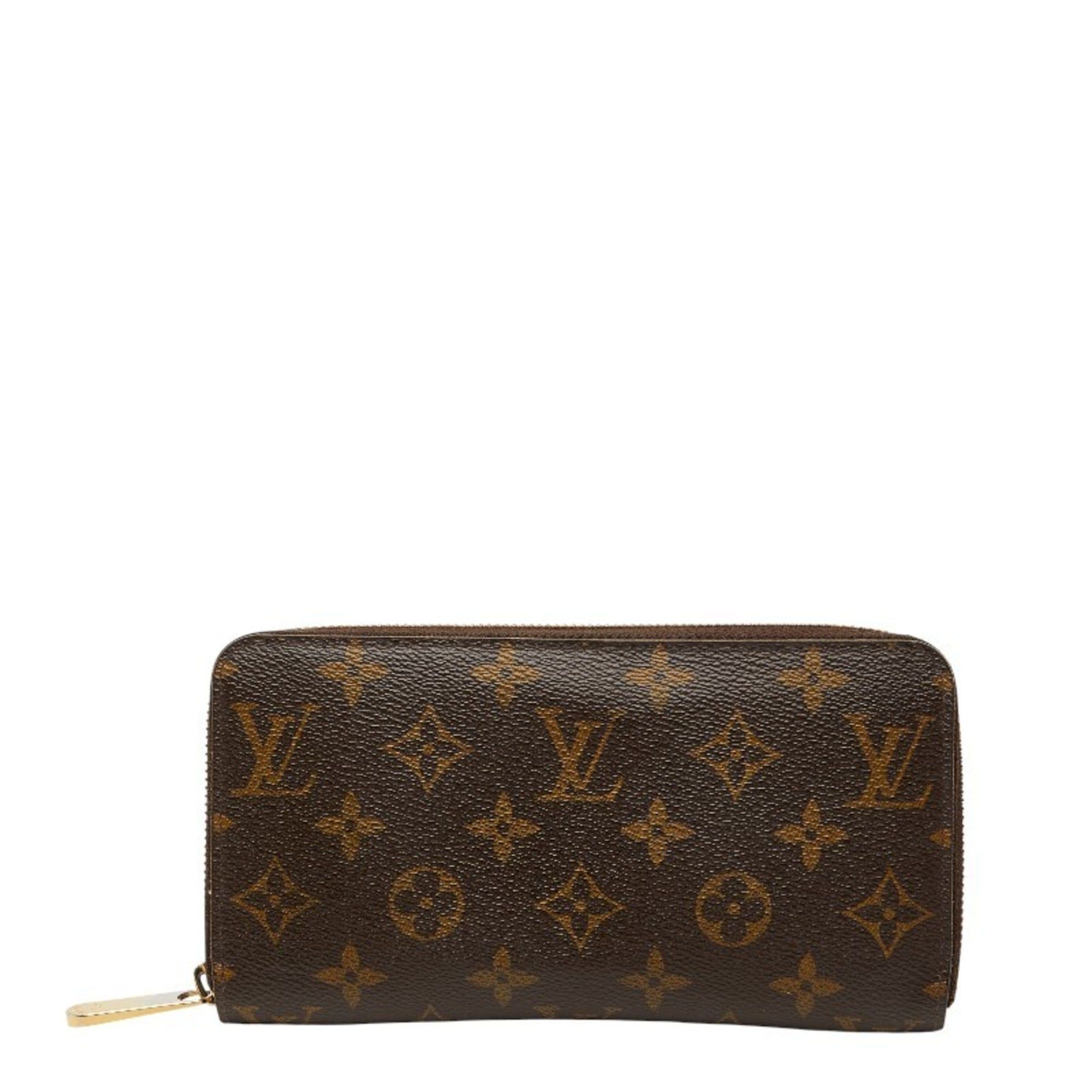 Louis Vuitton Louis Vuitton Monogram Zippy Wallet, Round Zipper Long Wallet M60017, Brown, Women's, LOUIS VUITTON Size ONE SIZE - 1 Thumbnail