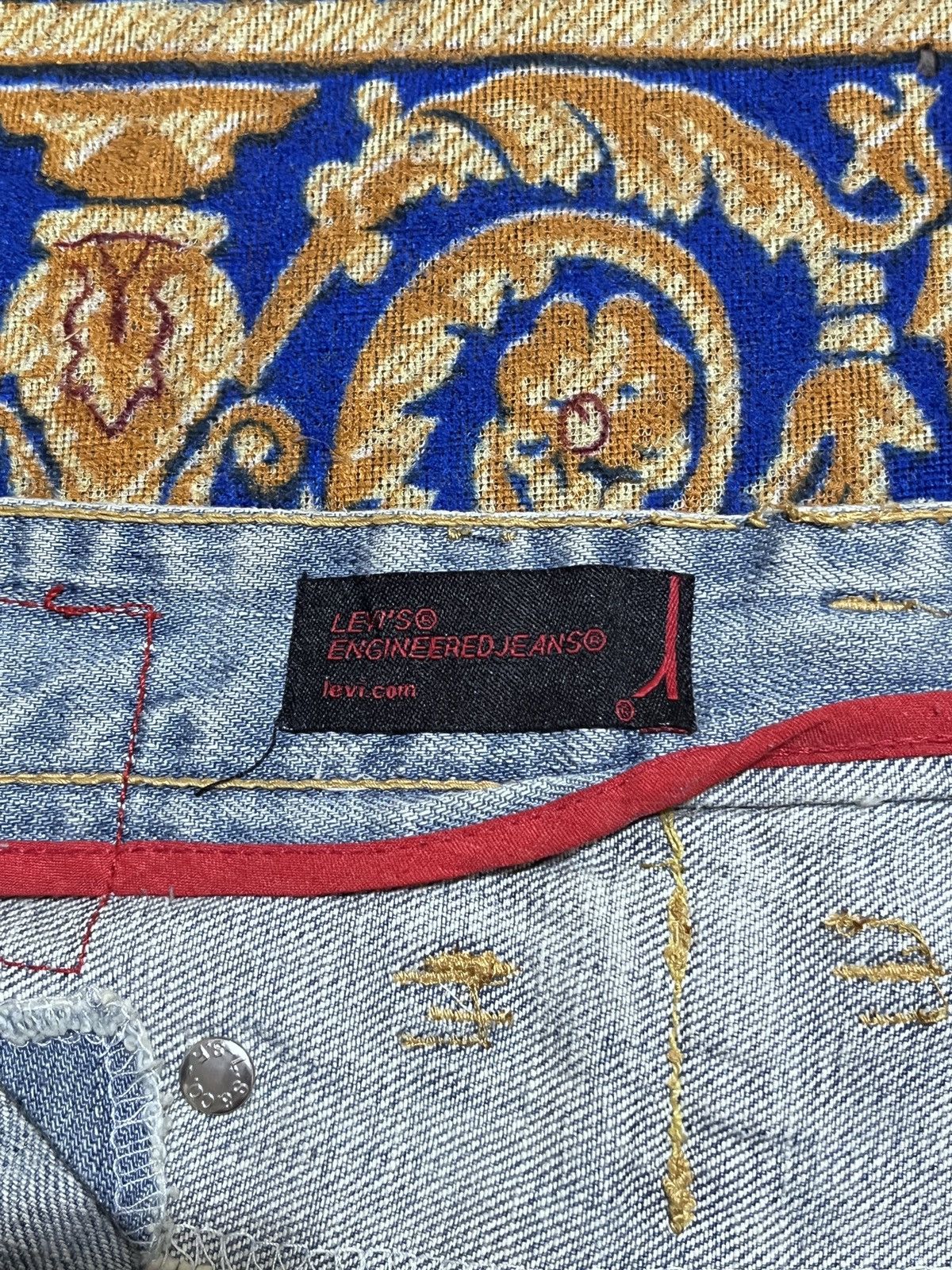 Levi's Levis enginreed Jeans Beatiful faded Size US 30 / EU 46 - 7 Thumbnail