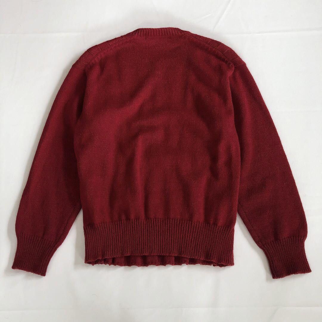 Comme des Garcons × Comme des Garcons Homme AD1999 Deep Ribbed Wool Knit Sweater Size US M / EU 48-50 / 2 - 3 Thumbnail
