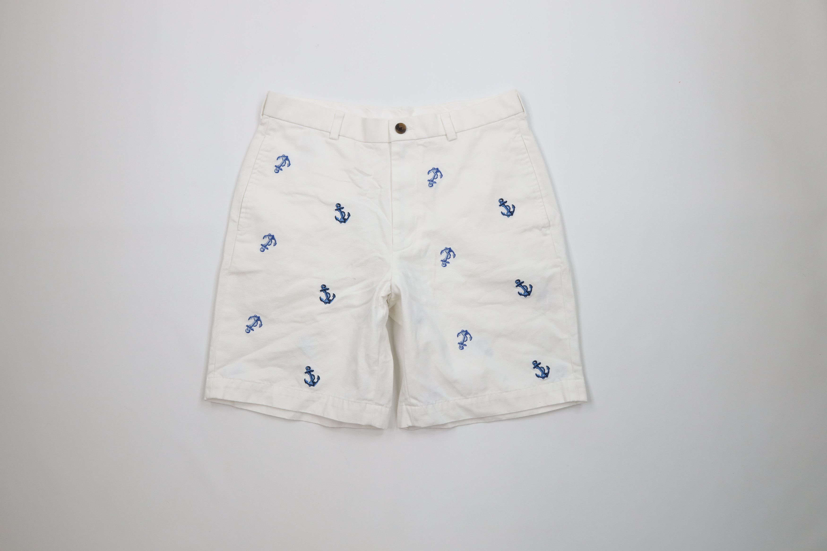 Brooks Brothers Vintage Brooks Brothers All Over Print Golf Chino Shorts Size US 33 - 1 Thumbnail