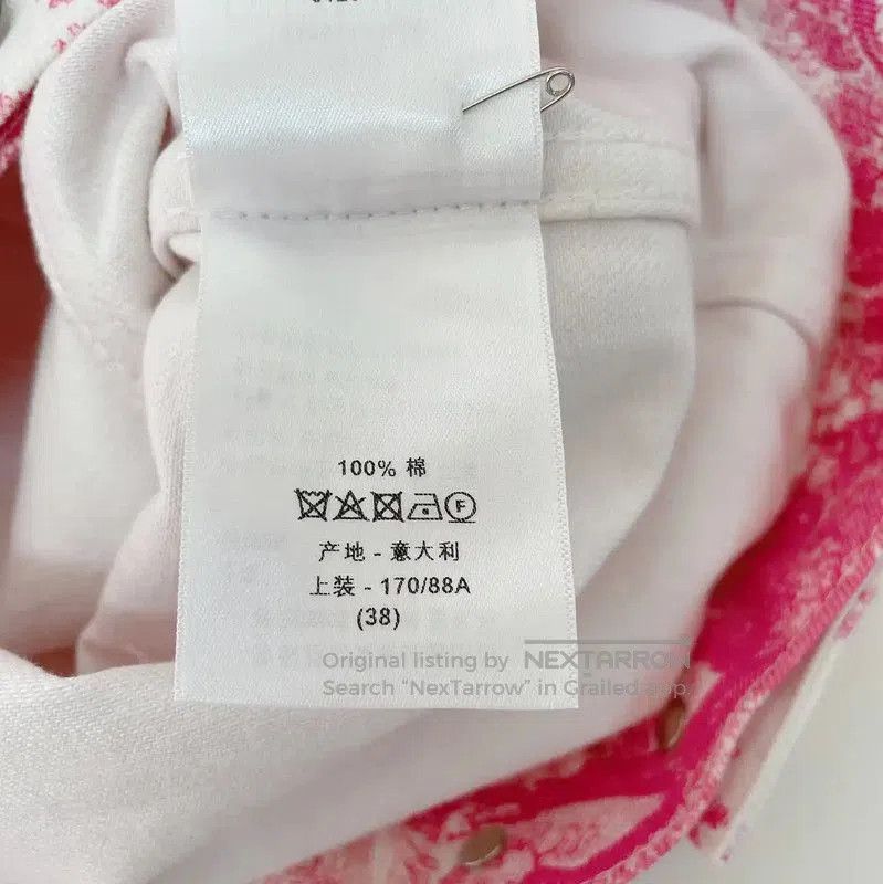 Dior Dior Pink Cotton Embroidered Jacket for Women . Size M / US 6-8 / IT 42-44 - 9 Thumbnail
