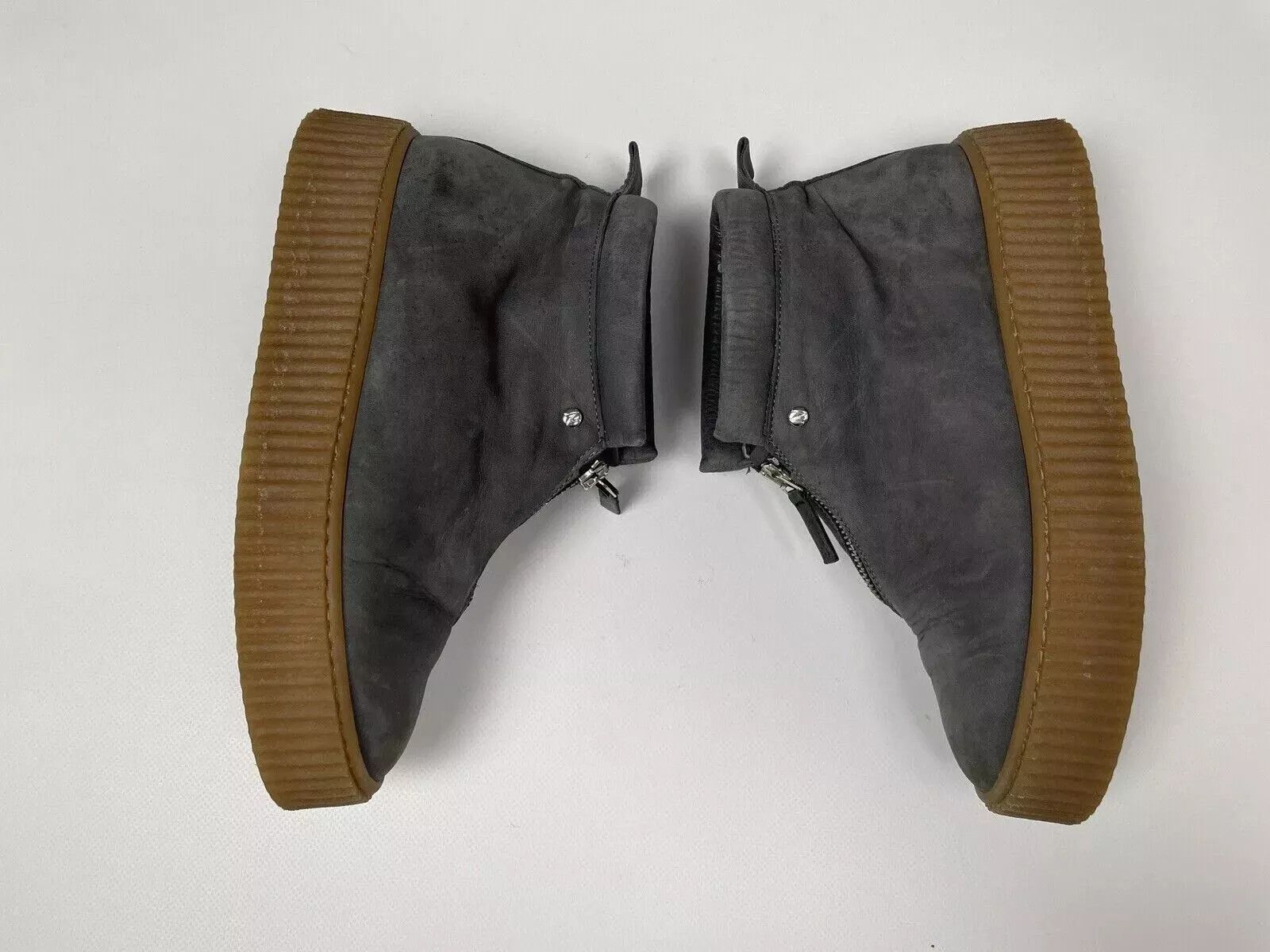 Nude Nude Of Scandinavia Leather Flat Zip Winter Shoes Size US 9 / IT 39 - 4 Thumbnail
