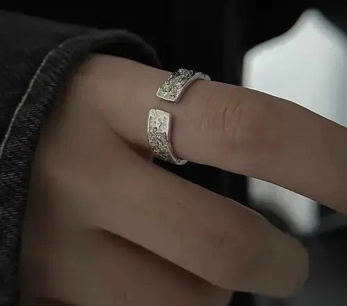 Designer × Vintage Vintage 925 silver ring Size ONE SIZE - 4 Thumbnail