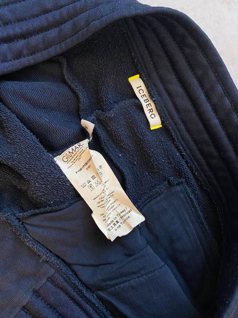 Iceberg × Vintage Vintage Iceberg Luxury Blue Sweatpants Joggers Size US 30 / EU 46 - 6 Thumbnail