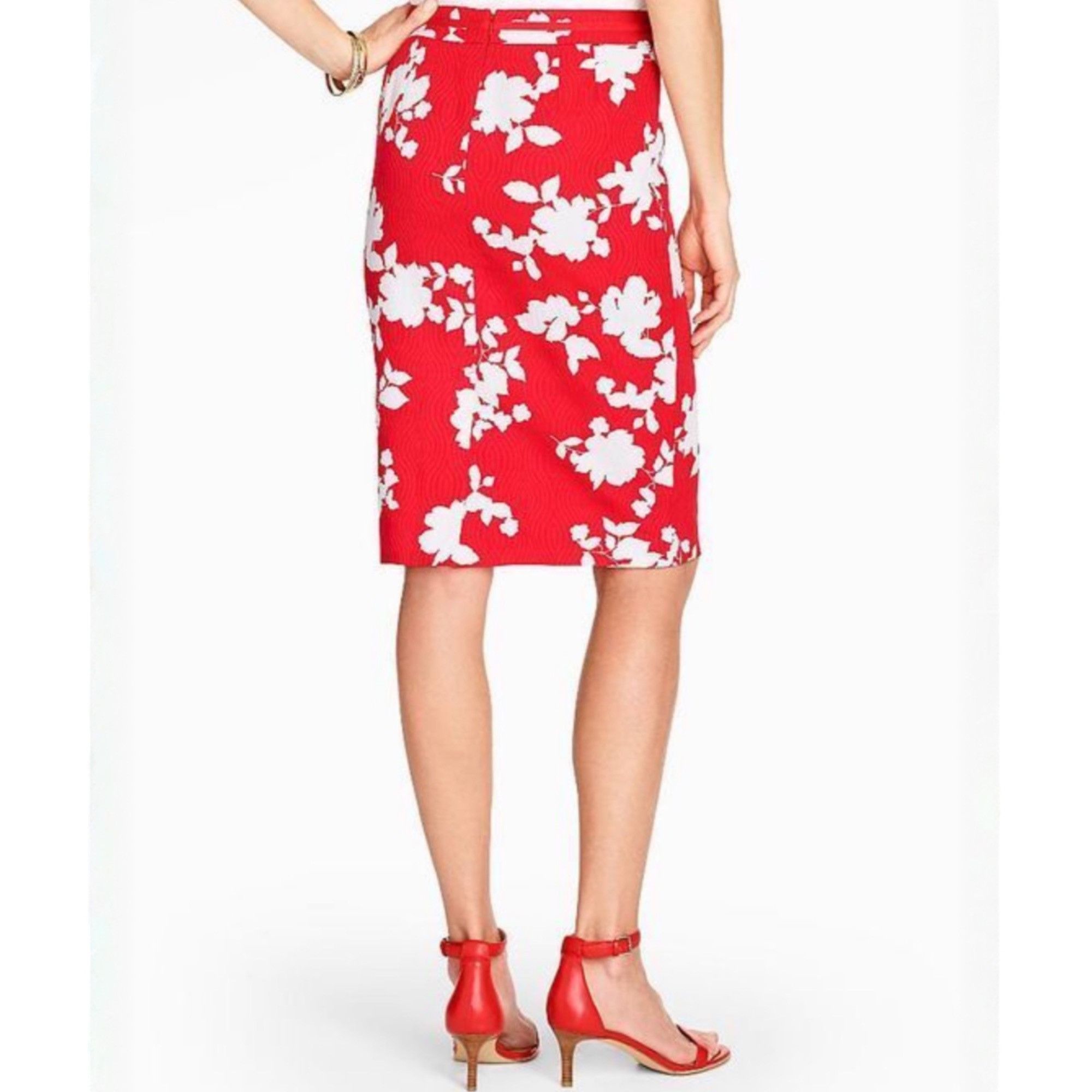 Talbots Talbots Pencil Skirt Red 6P Size 28" / US 6 / IT 42 - 1 Thumbnail
