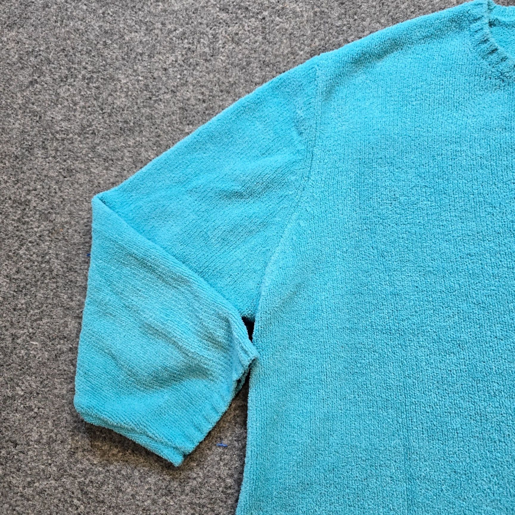 Vintage Anthonys Resort Wear Sweater Womens XL Blue Pocket Beachy Casual Top Basic Pullover Knit 3/4 Sleeve Round Neck Lightweight Regular Beach Theme Size XL / US 12-14 / IT 48-50 - 4 Thumbnail
