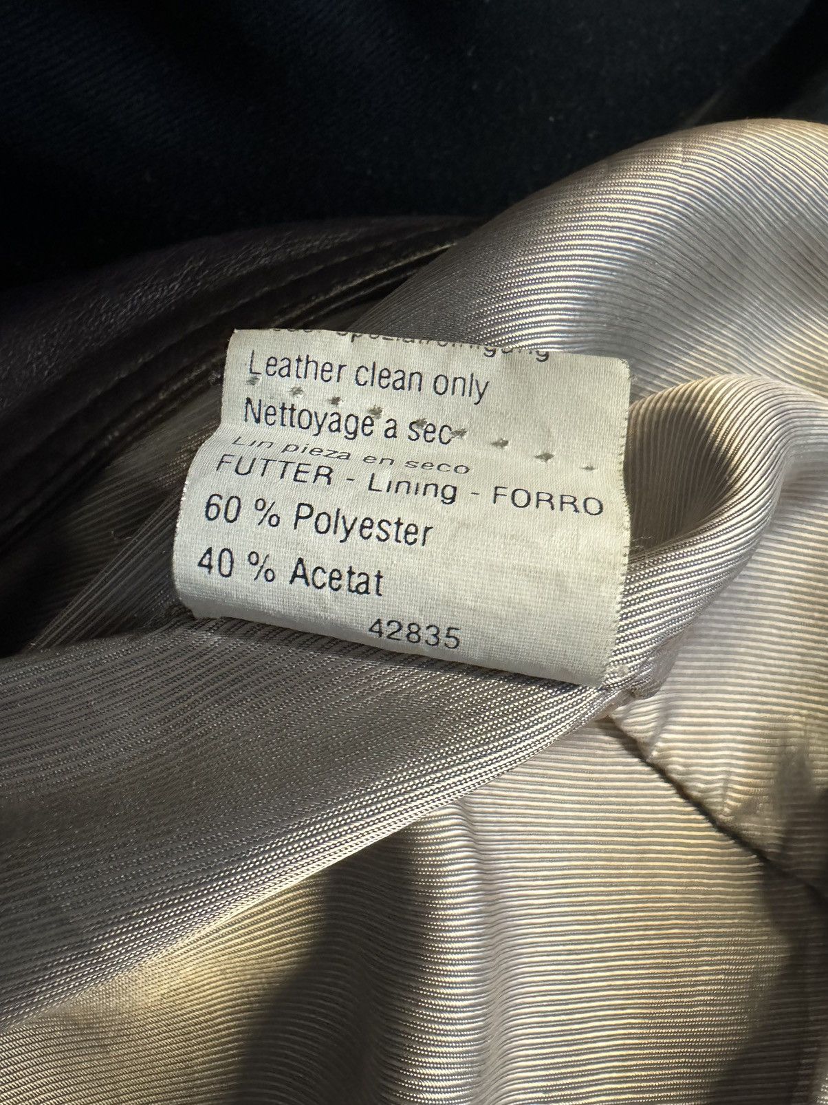 Other Vintage Leather Jacket 🍆 Size US L / EU 52-54 / 3 - 9 Thumbnail