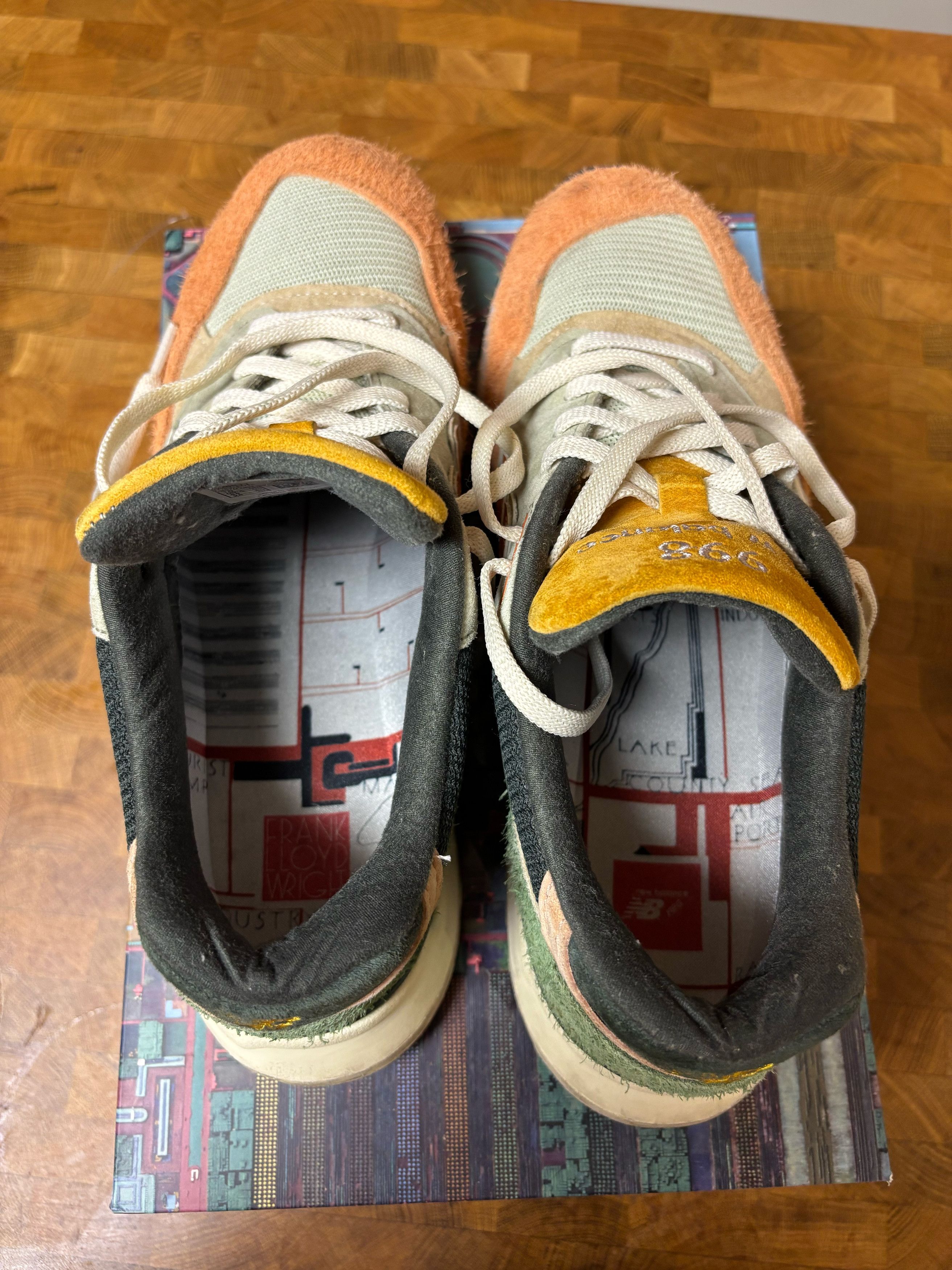 Kith × New Balance Kith x New Balance MiUSA 998 ‘Frank Lloyd Wright’ Apricot Size US 10.5 / EU 43-44 - 6 Thumbnail