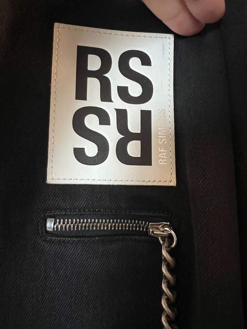 Raf Simons Raf simons Leather-branded jacket with chain Size US L / EU 52-54 / 3 - 2 Thumbnail