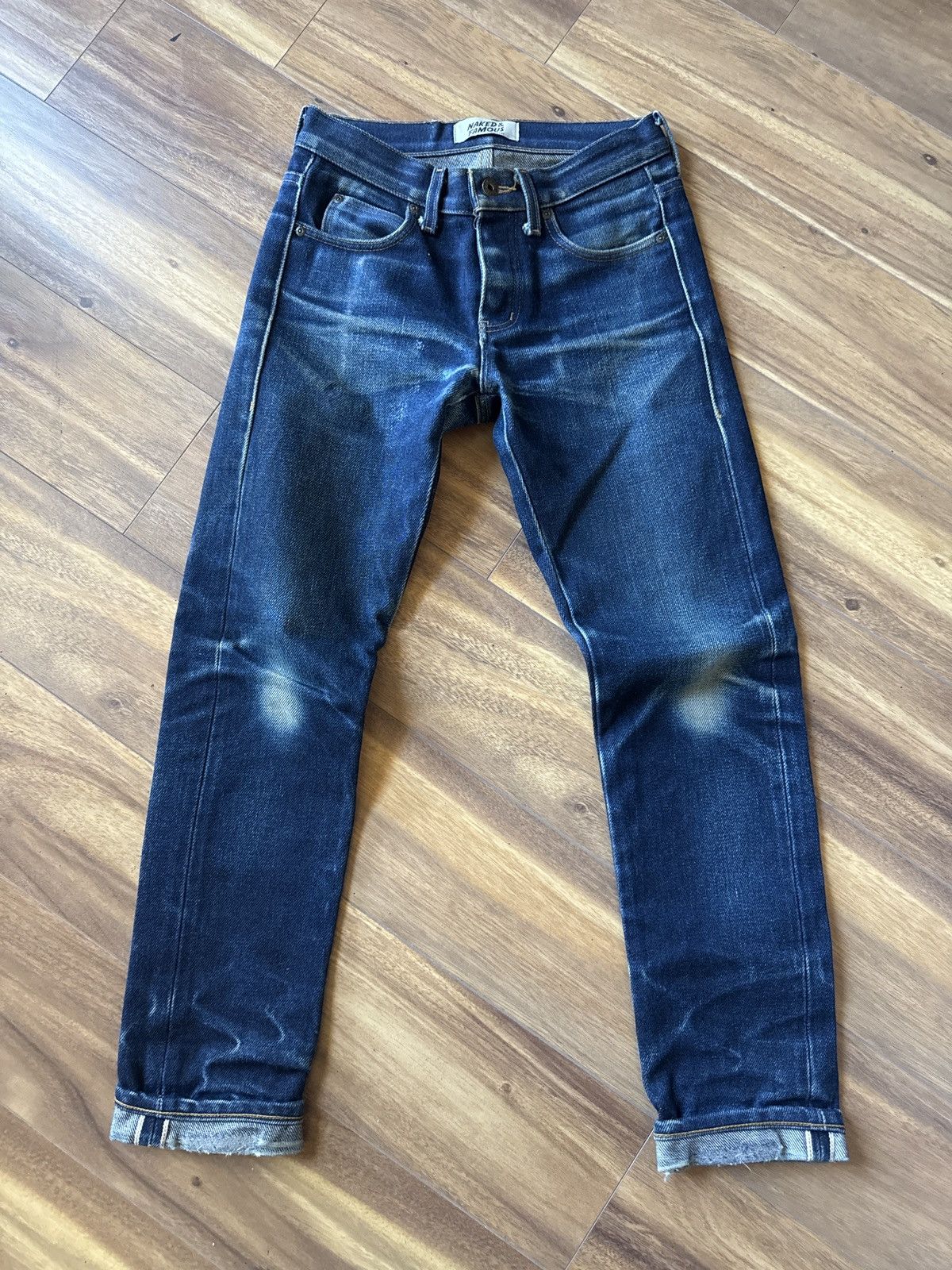 Naked & Famous Naked & Famous Elephant 2 Revenge 22oz Super Skinny Guy Size US 28 / EU 44 - 1 Thumbnail