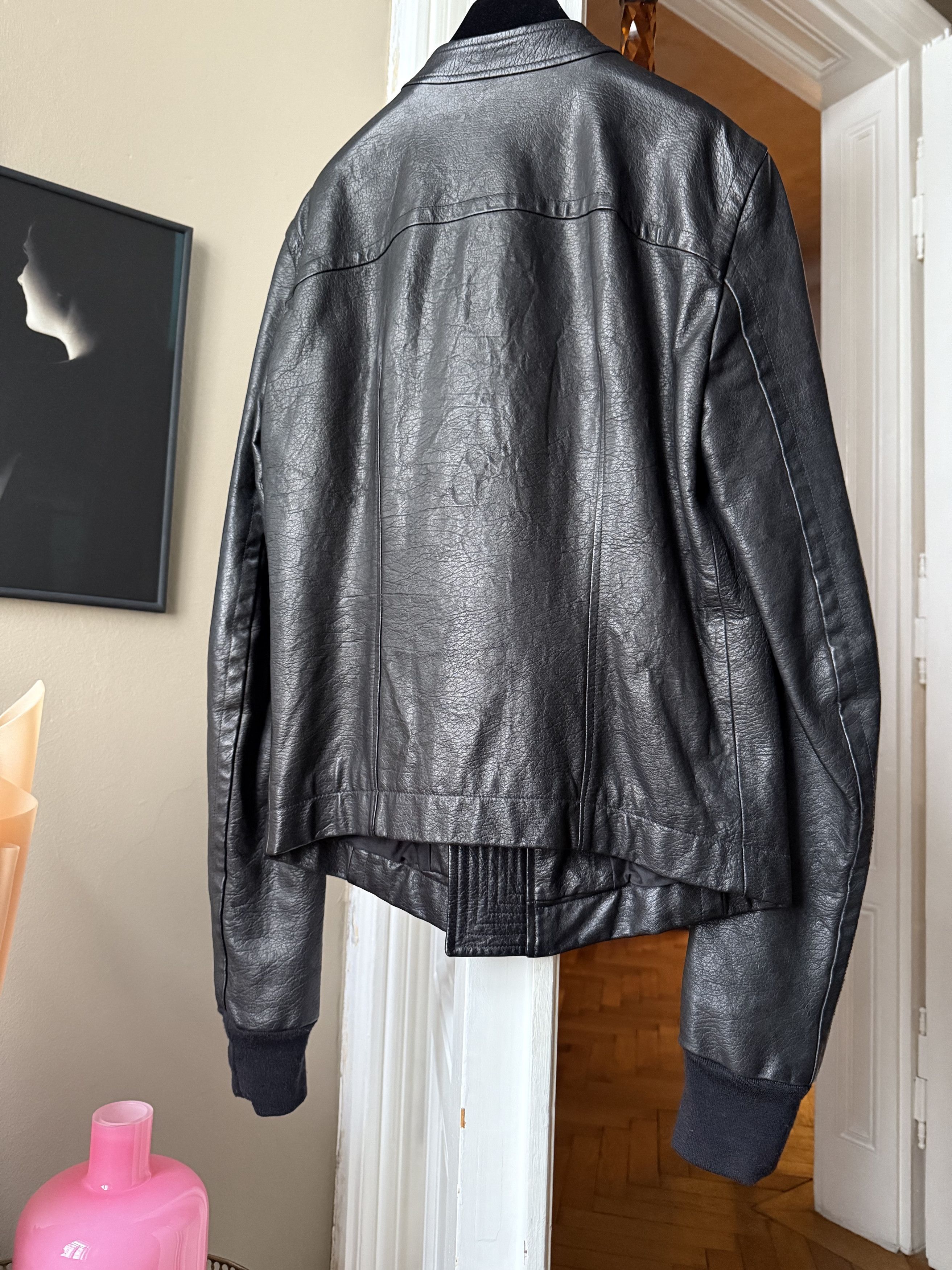 Rick Owens Rick Owens leather jacket,SIZE -S WORN TWO, THREE TIMES Size US S / EU 44-46 / 1 - 5 Thumbnail